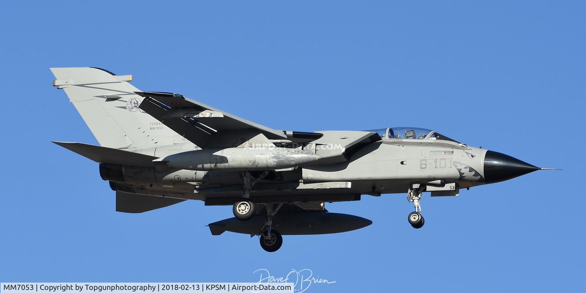 MM7053, Panavia Tornado ECR C/N 430/ECR03/5062, over RW16