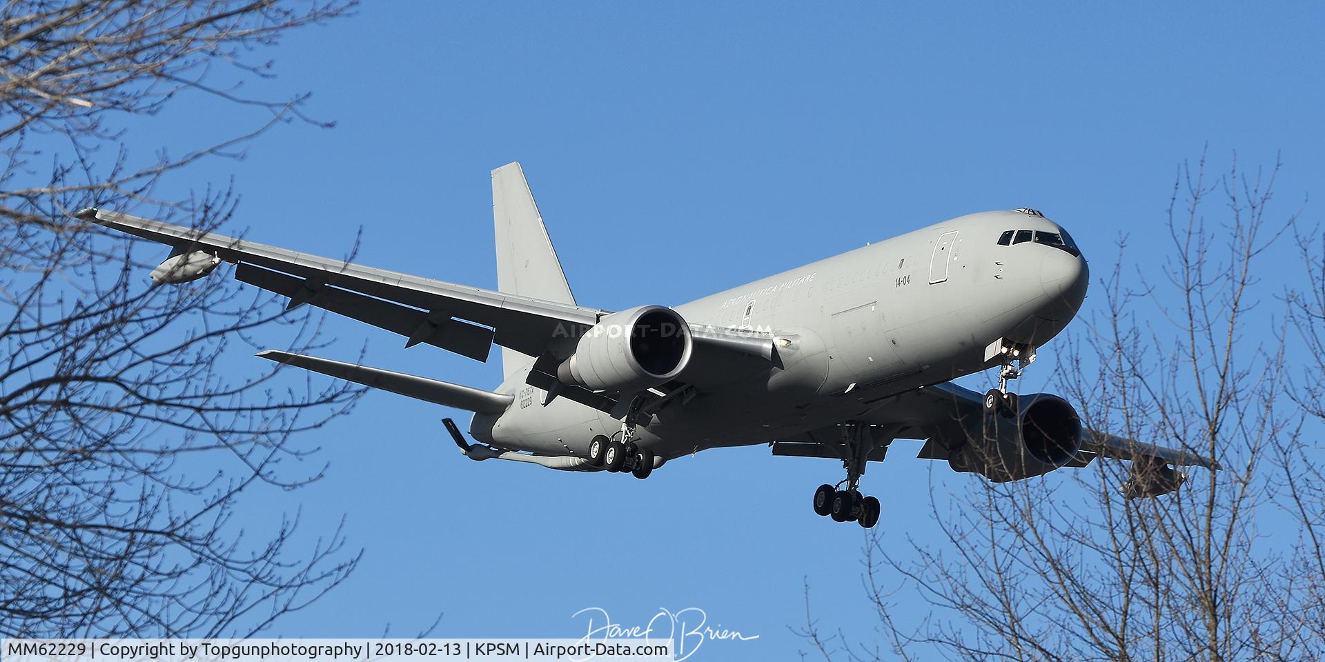 MM62229, 2007 Boeing 767-2EY C/N 33689, Following her chicks down to the runway