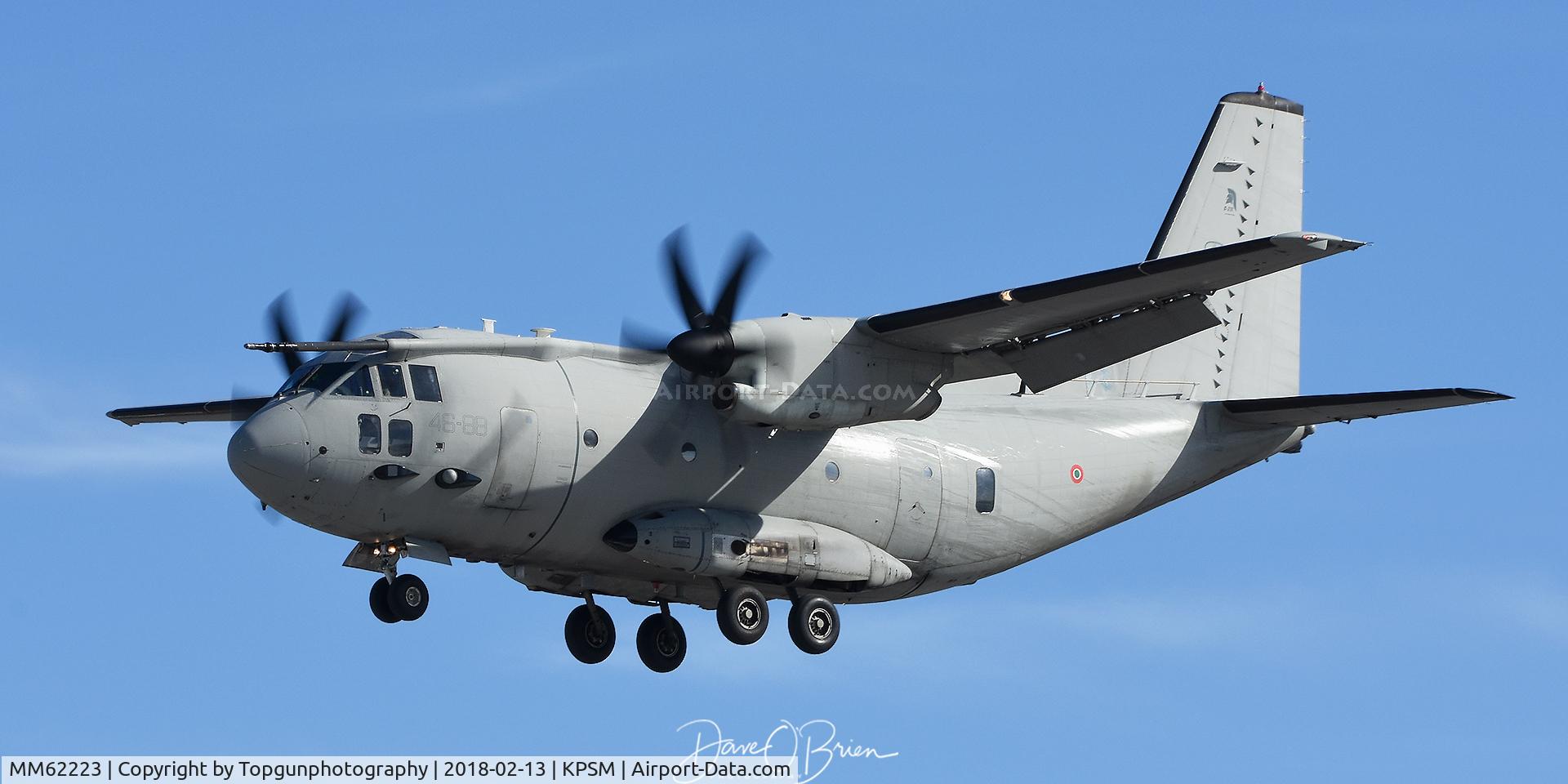 MM62223, Alenia C-27J Spartan C/N 134, Italian support aircraft arrives
