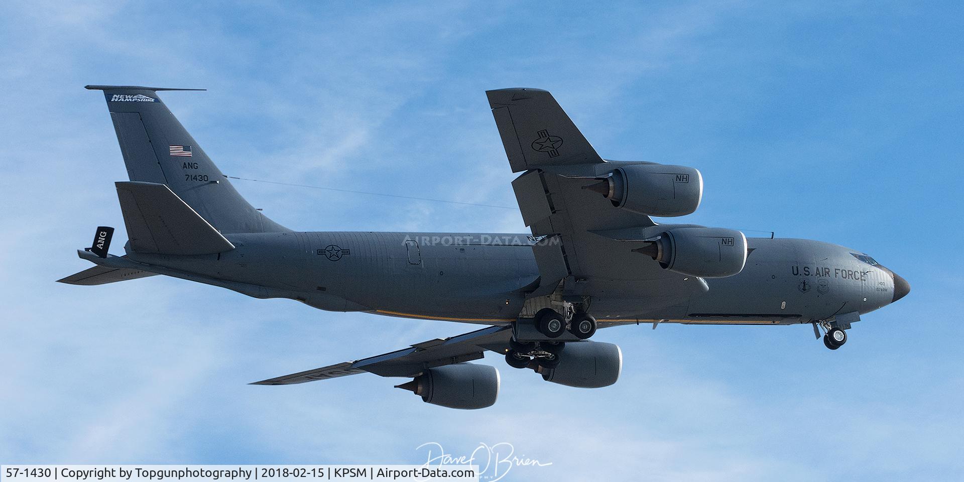 57-1430, 1957 Boeing KC-135R Stratotanker C/N 17501, PACK41 departing RW16