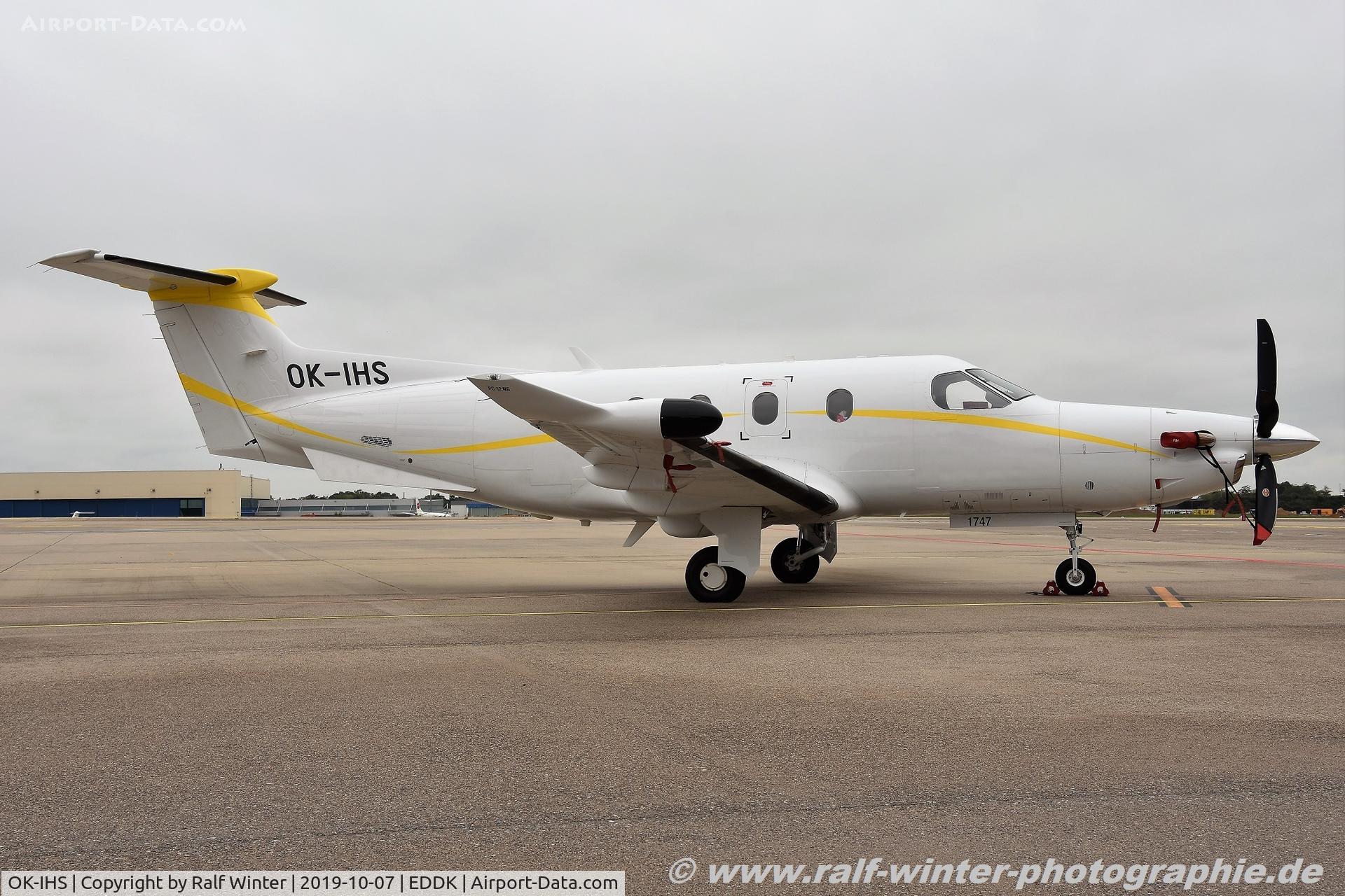 OK-IHS, 2017 Pilatus PC-12/47E NG C/N 1747, Pilatus PC-12-47E NG - OK Aviation Wings - 1747 - OK-IHS - 07.10.2019 - CGN