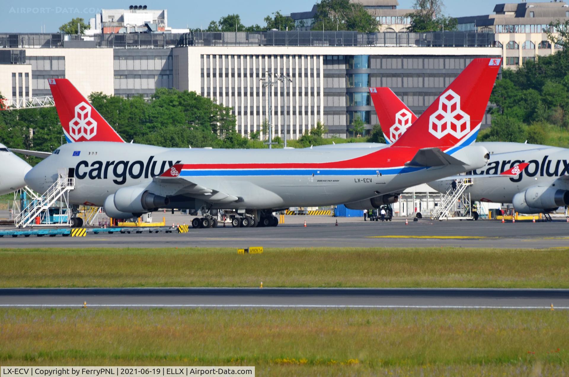 LX-ECV, 2009 Boeing 747-4HQF C/N 37303, Cargolux B744F now in full livery