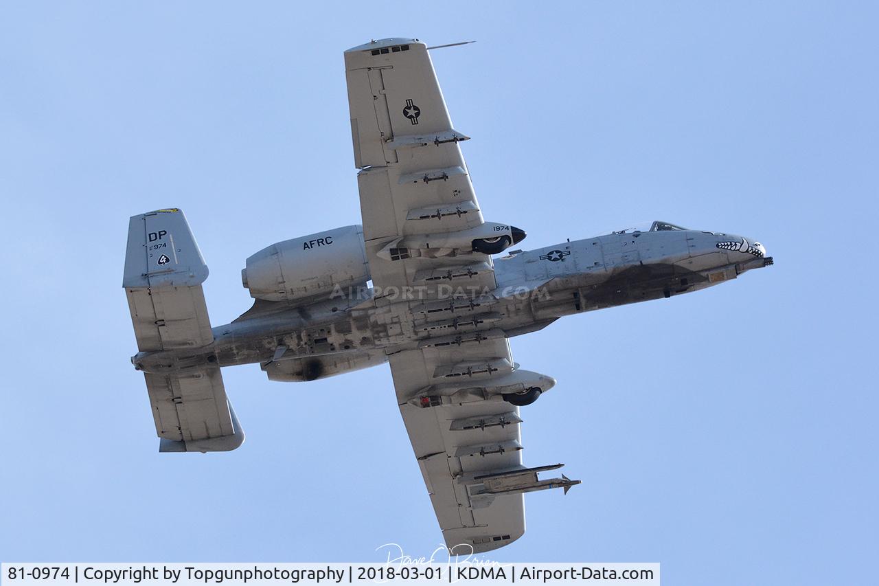 81-0974, Fairchild Republic A-10A Thunderbolt II C/N A10-0669, HOG21
