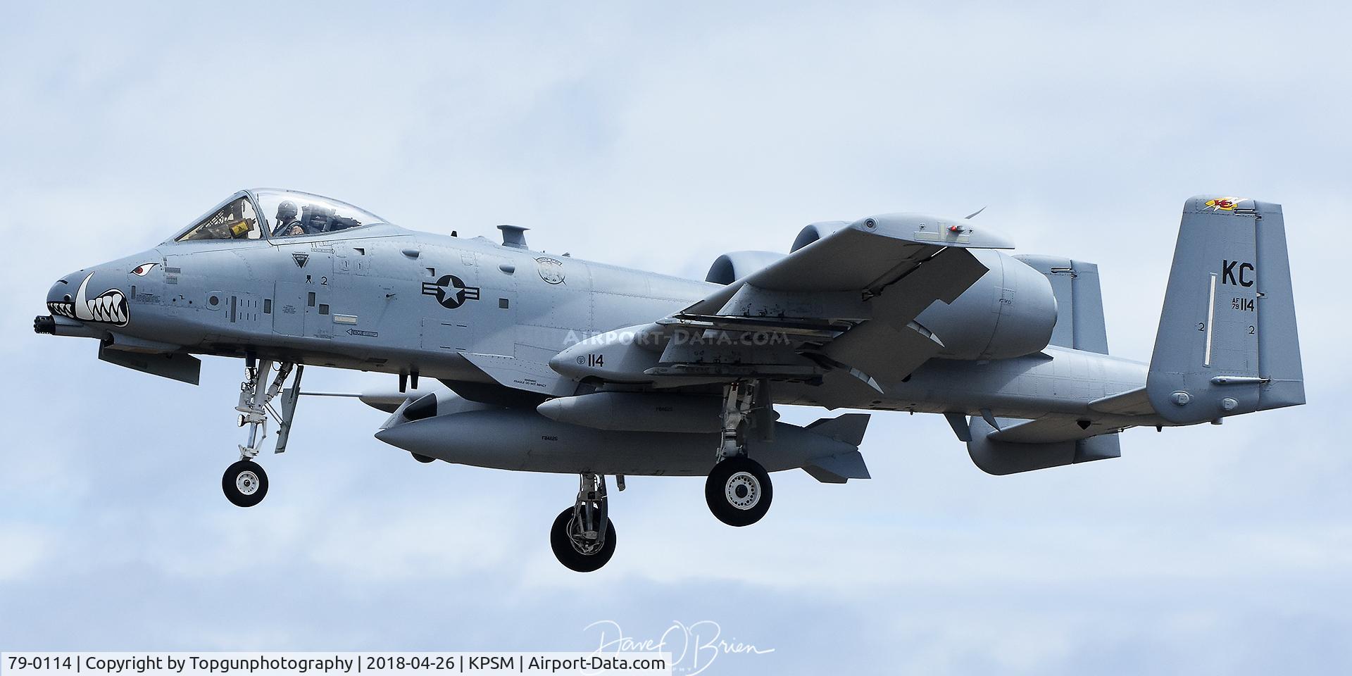 79-0114, 1979 Fairchild Republic A-10C Thunderbolt II C/N A10-0378, TABOR72