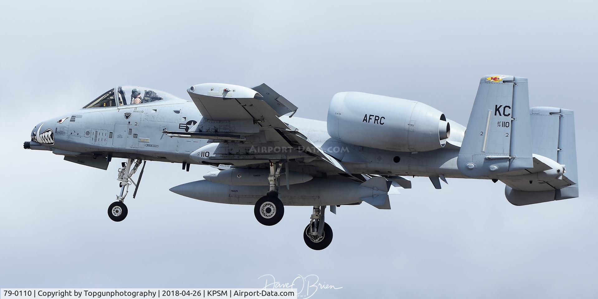 79-0110, 1979 Fairchild Republic A-10C Thunderbolt II C/N A10-0374, TABOR75