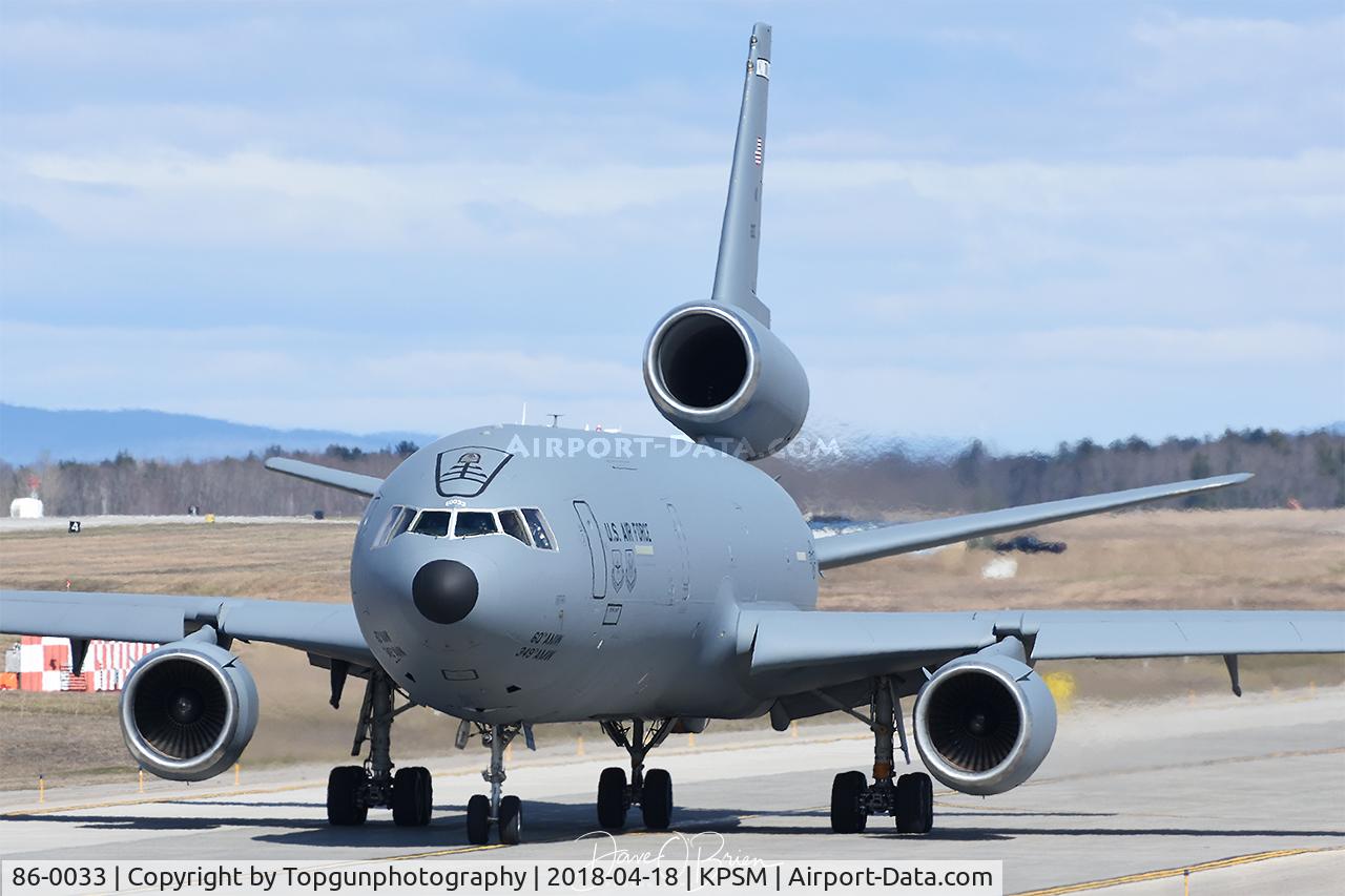 86-0033, 1986 McDonnell Douglas KC-10A Extender C/N 48246, REACH347