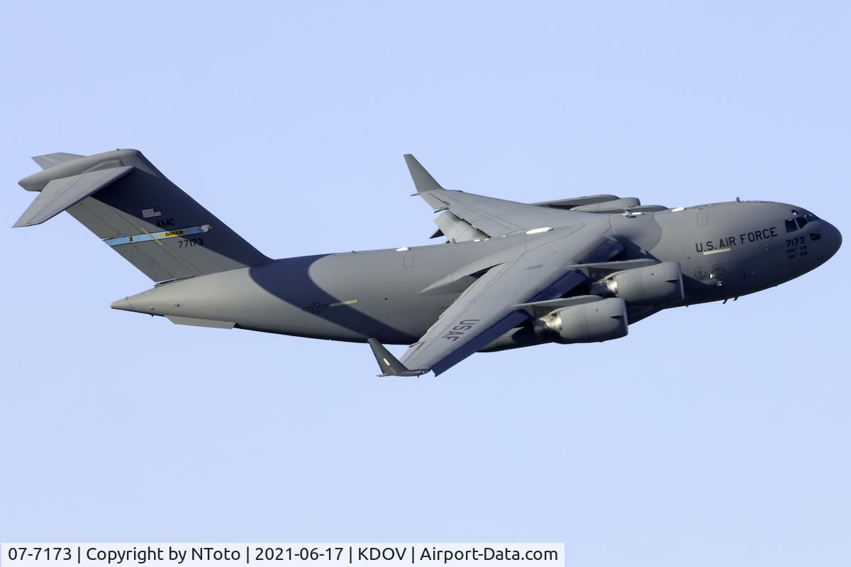 07-7173, 2007 Boeing C-17A Globemaster III C/N P-173, Plane