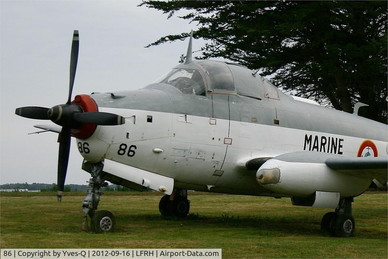 86, Breguet Br.1050 Alize C/N 86, Breguet BR-1050 Alizé, Preserved and displayed at Lann Bihoué Air Base (LFRH-LRT) Open day 2012