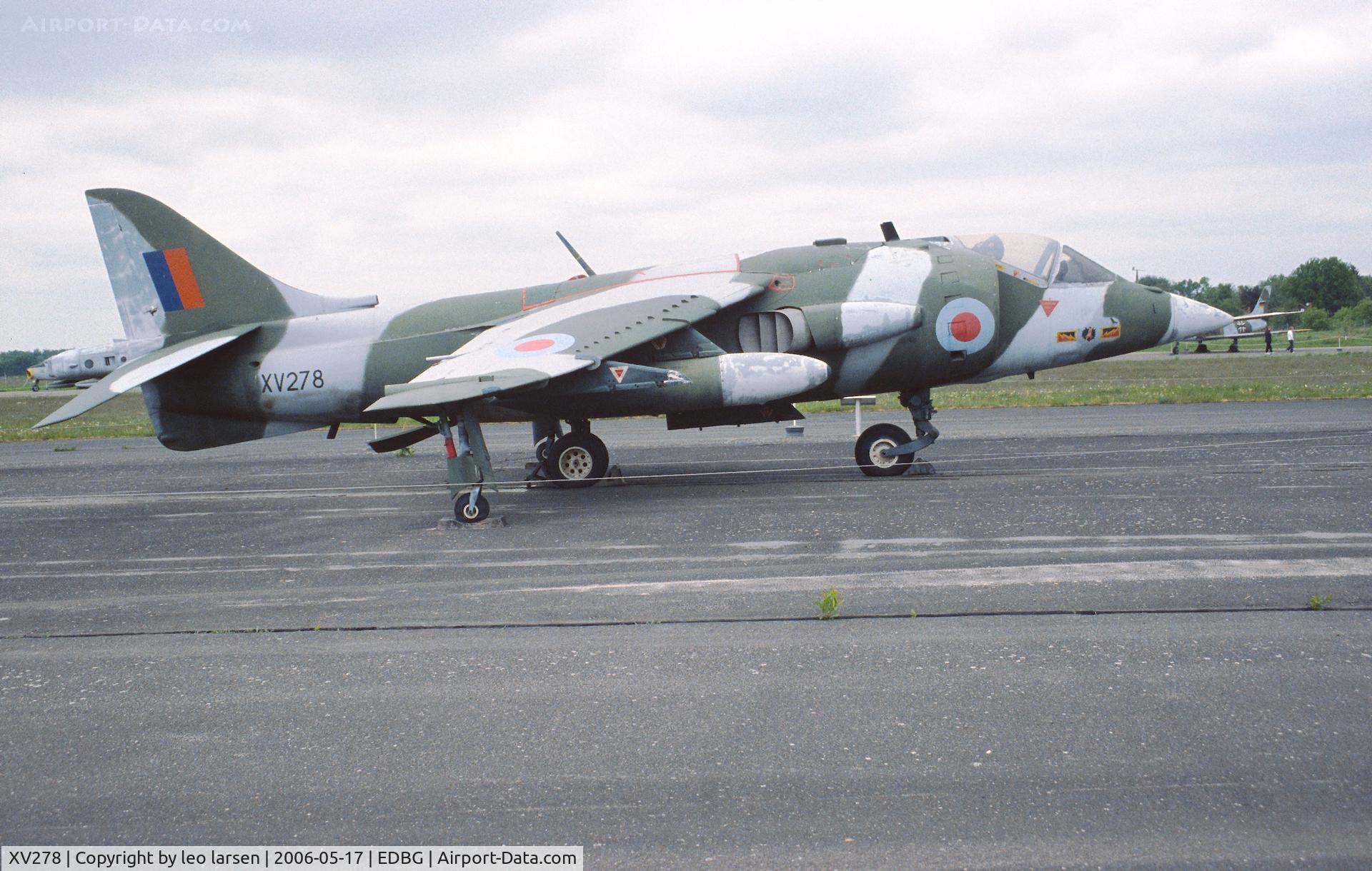 XV278, 1966 Hawker Siddeley Harrier GR.1 C/N Not found XV278, Berlin Gatow 17.5.2006