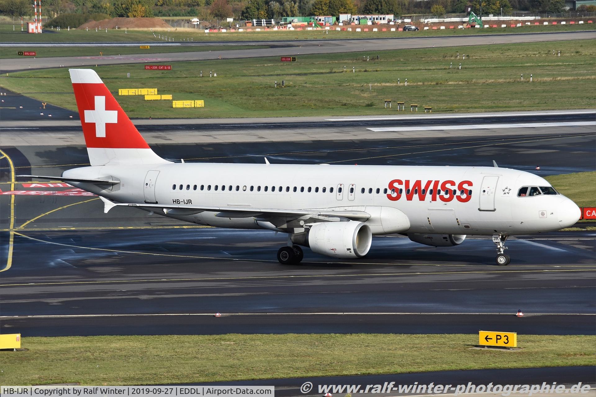 HB-IJR, 1997 Airbus A320-214 C/N 0703, Airbus A320-214 - LX SWR Swiss International Air Lines 'Dammastock' - 703 - HB-IJR - 27.09.2019 - DUS