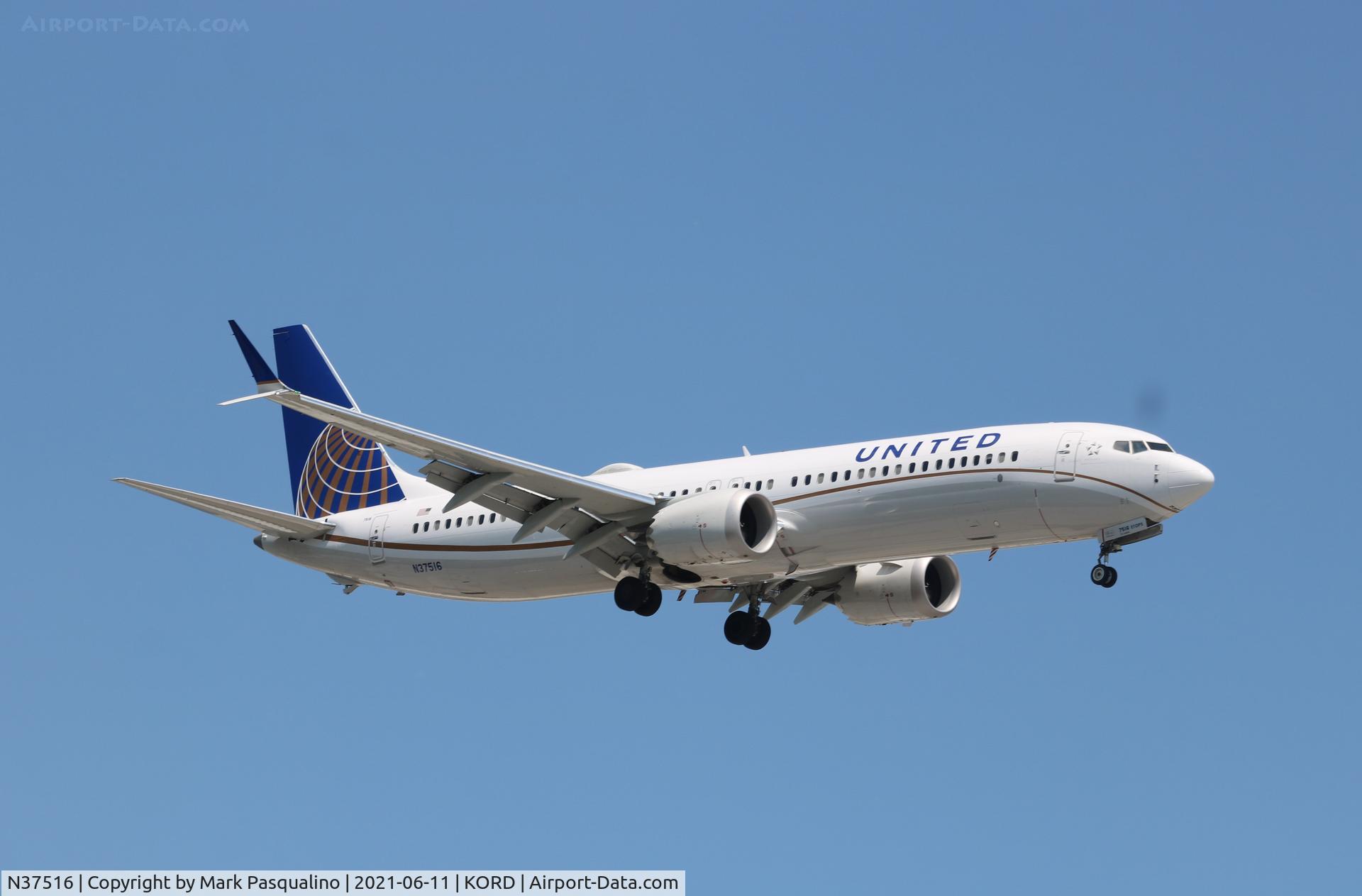 N37516, 2019 Boeing 737-9 MAX C/N 43454, Boeing 737-9 MAX