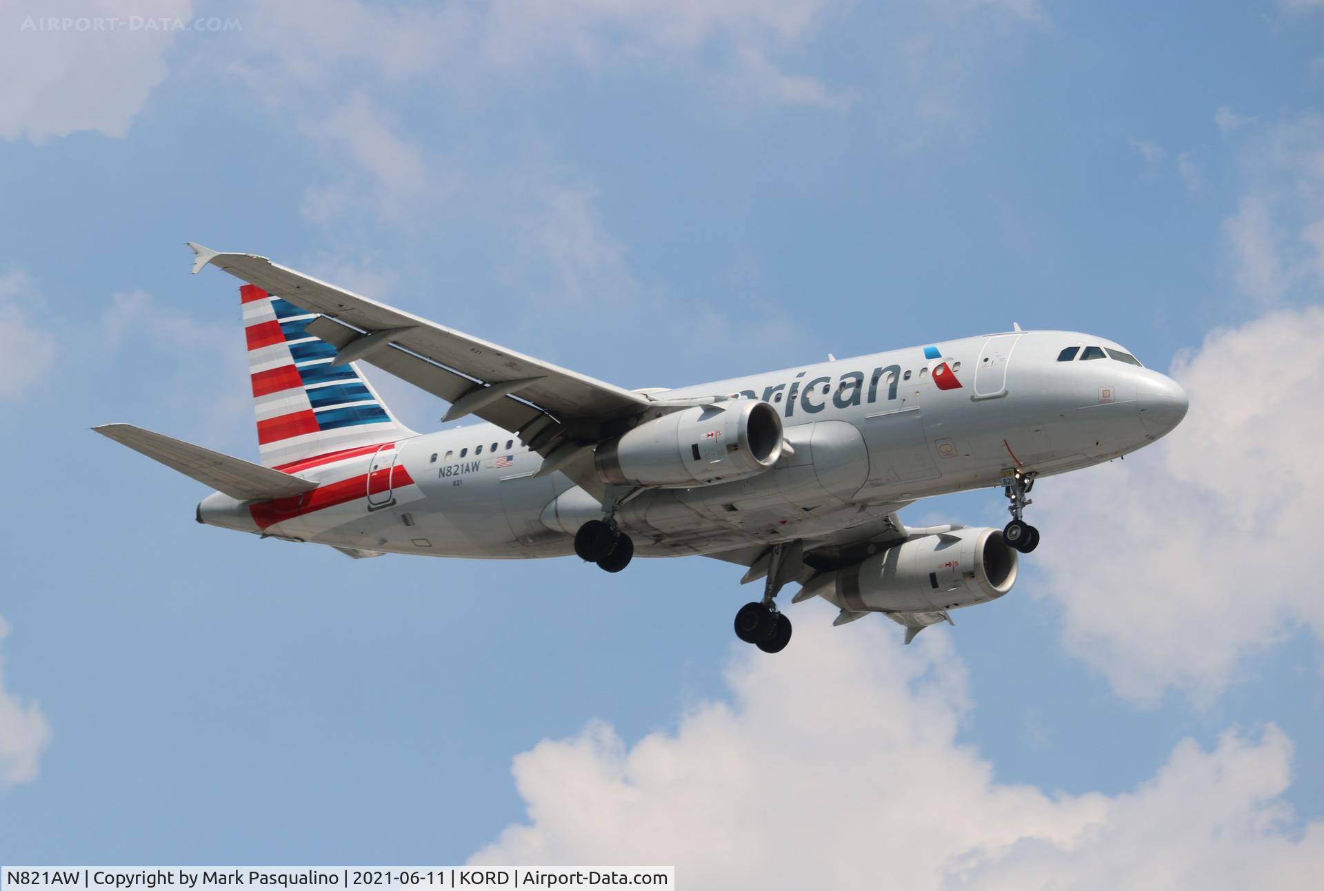 N821AW, 2000 Airbus A319-132 C/N 1406, Airbus A319-132