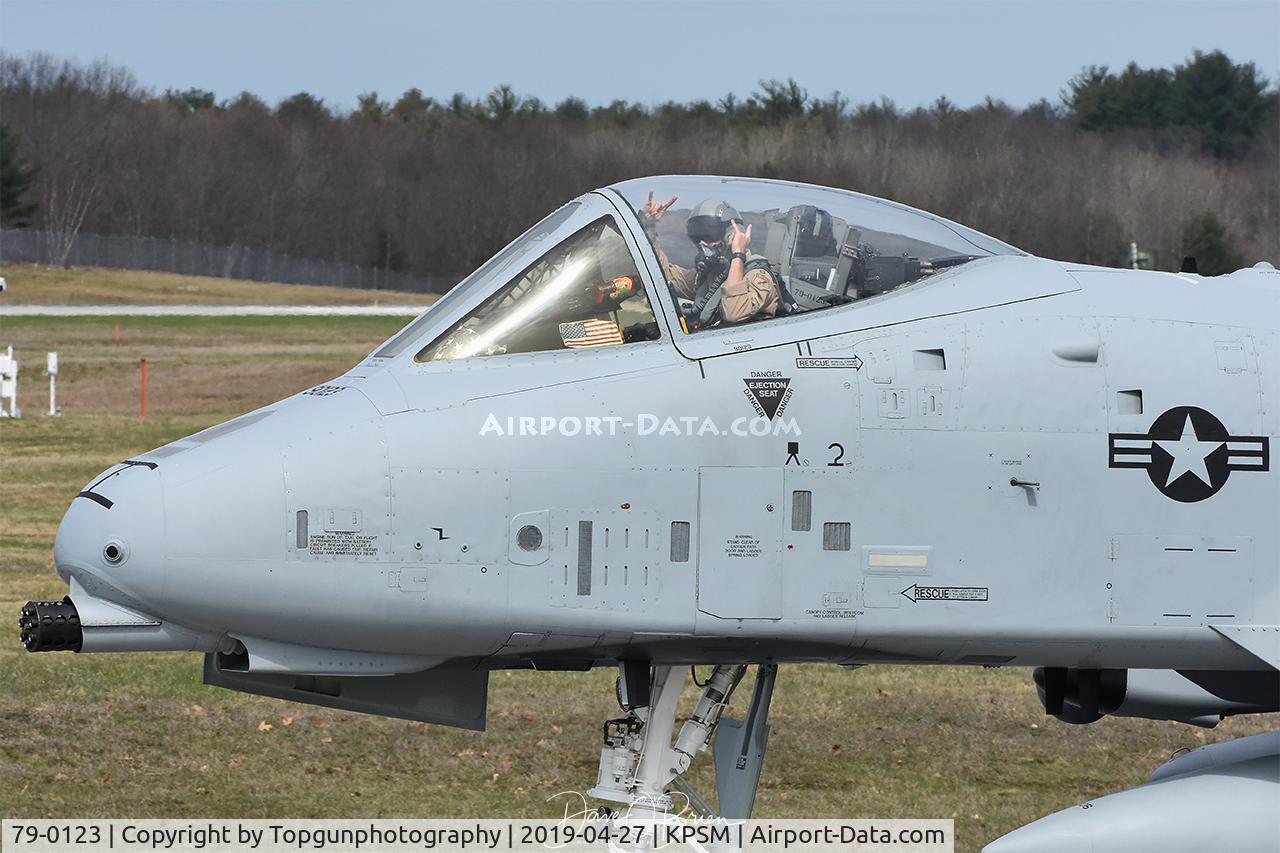 79-0123, 1979 Fairchild Republic A-10C Thunderbolt II C/N A10-0387, Hook'em Horns