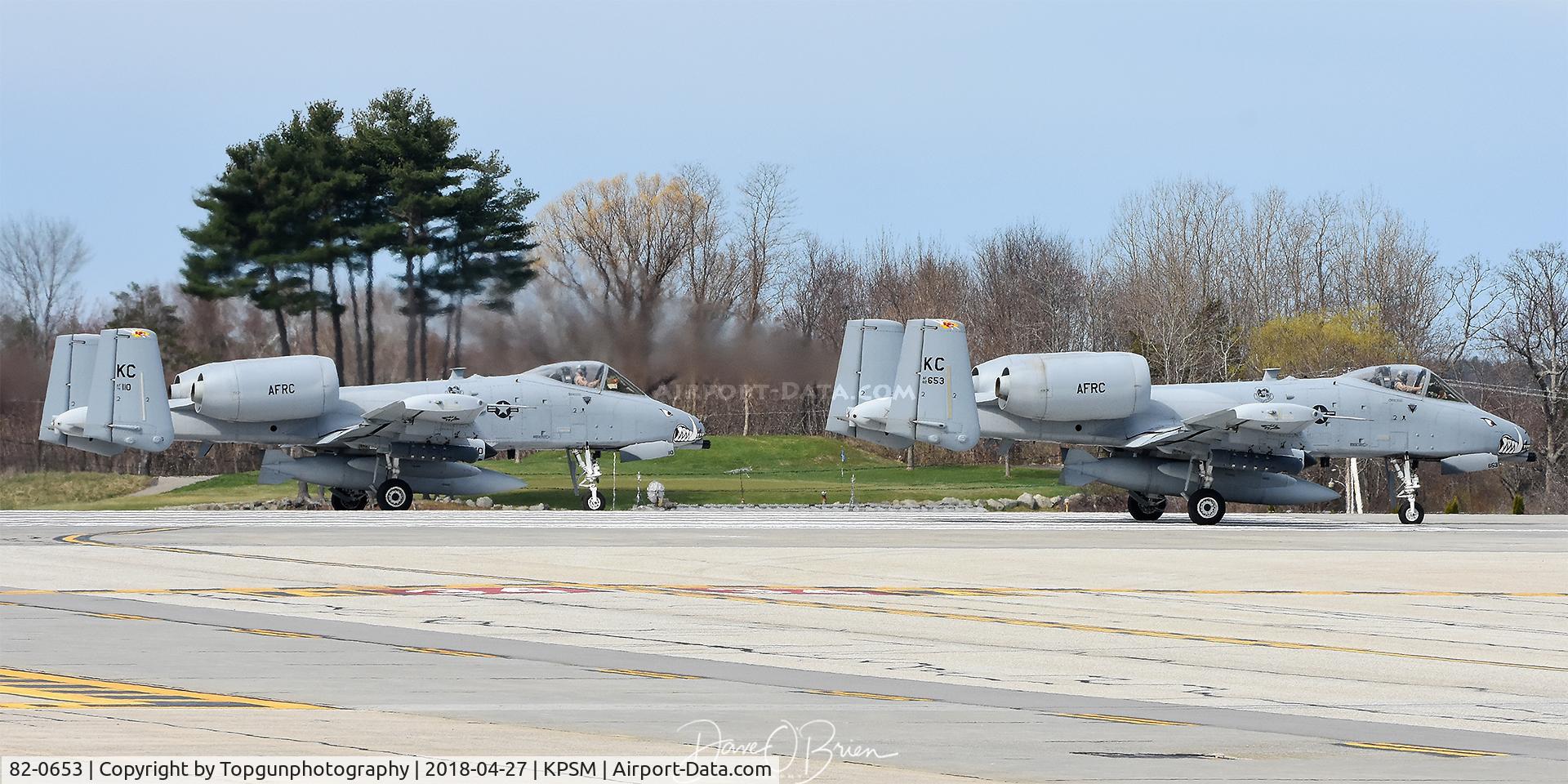 82-0653, 1982 Fairchild Republic A-10C Thunderbolt II C/N A10-0701, TABOR75-76 taking the active