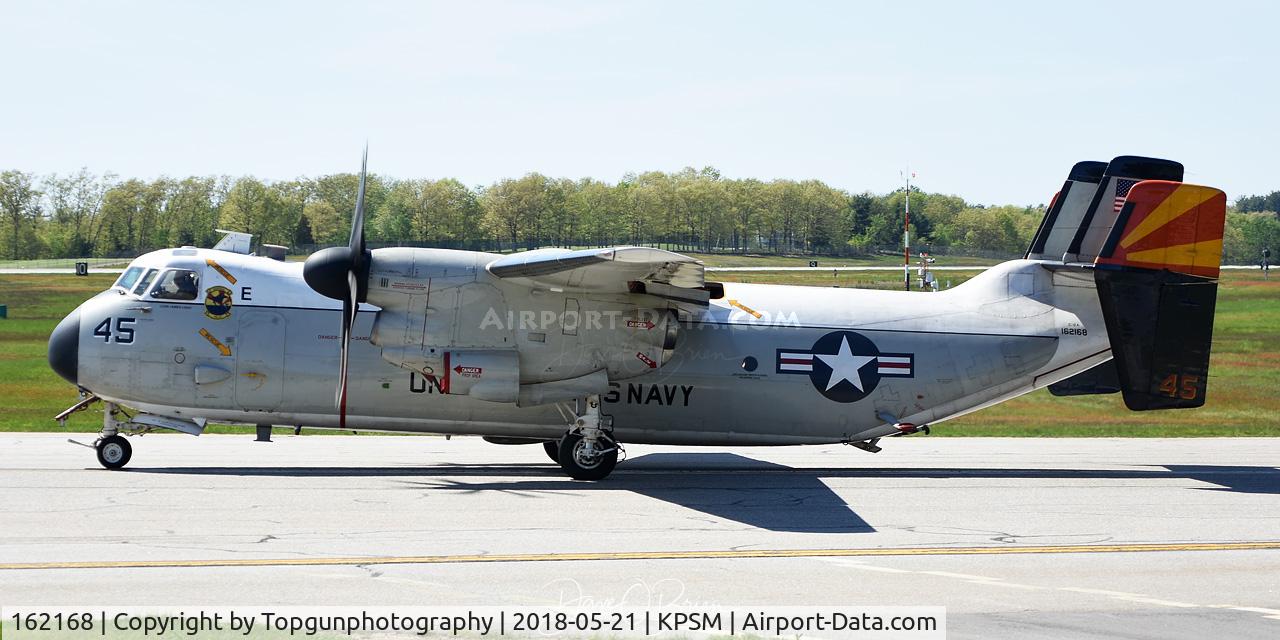 162168, Grumman C-2A Greyhound Greyhound C/N 48, heading back to Norfolk