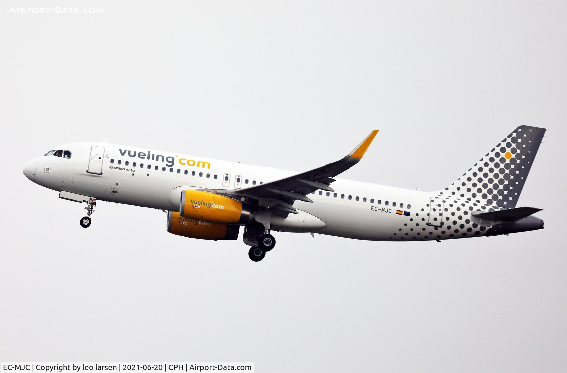 EC-MJC, 2015 Airbus A320-232 C/N 6841, Copenhagen 20.6.2021