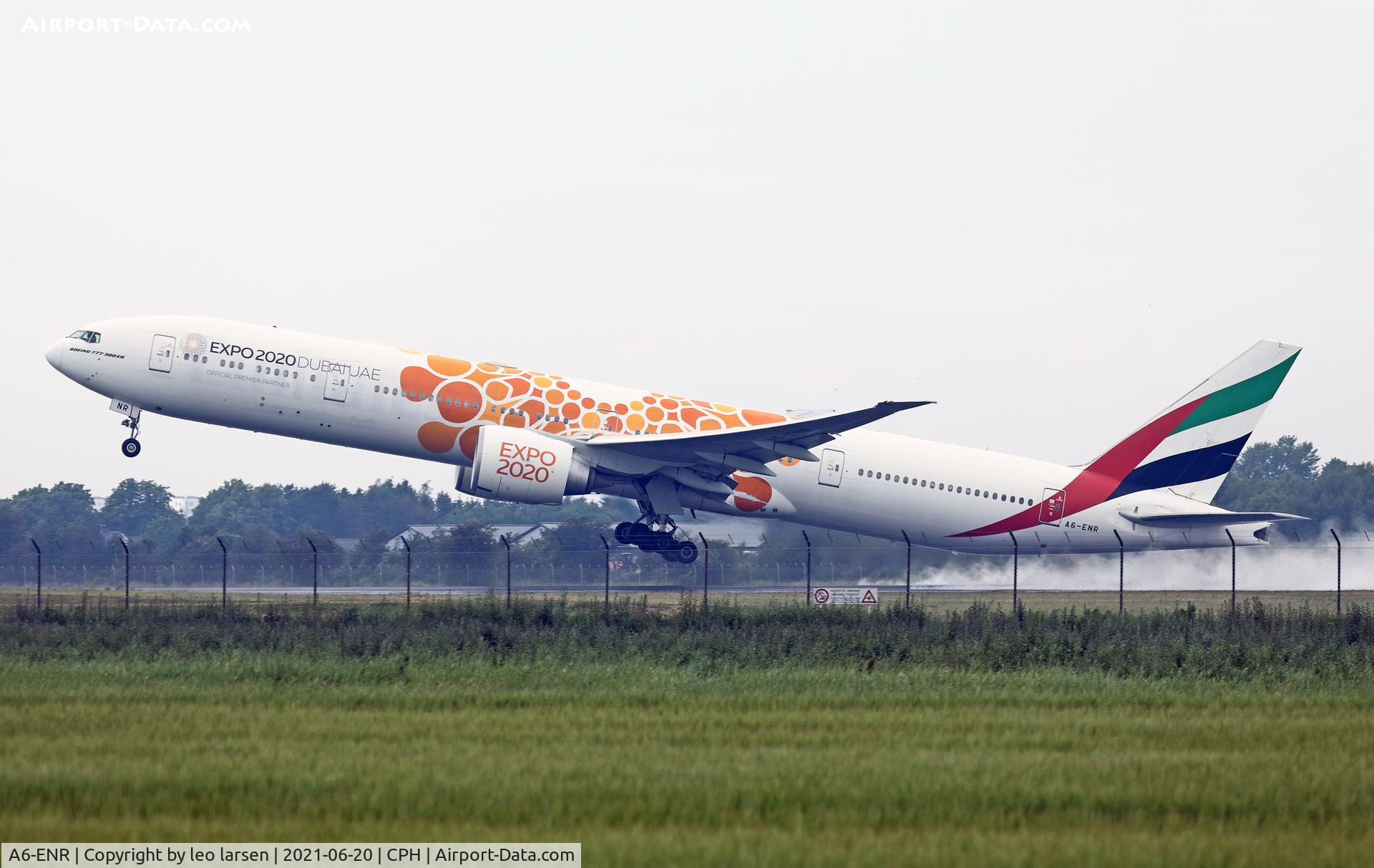 A6-ENR, 2014 Boeing 777-31H/ER C/N 41364, Copenhagen 20.6.2021