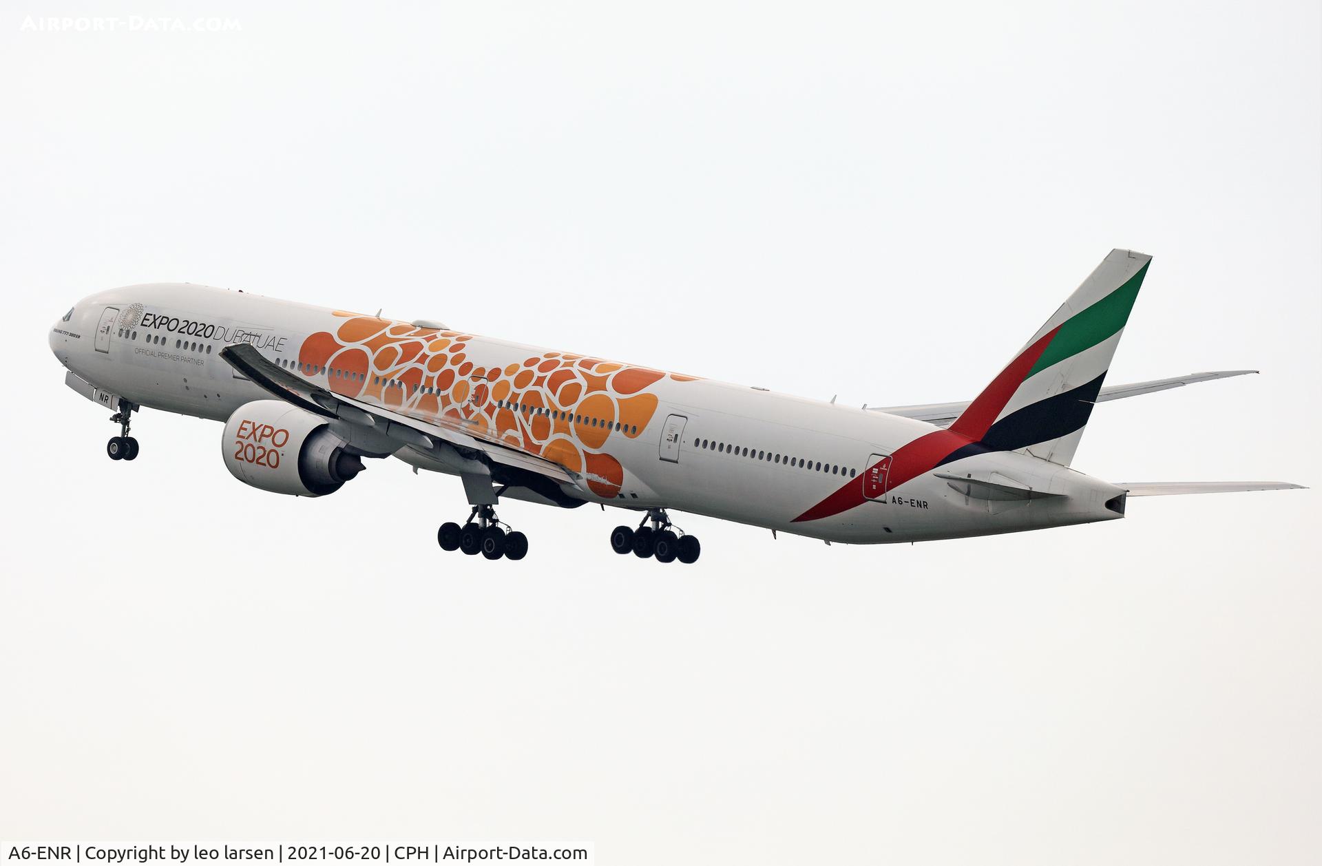 A6-ENR, 2014 Boeing 777-31H/ER C/N 41364, Copenhagen 20.6.2021