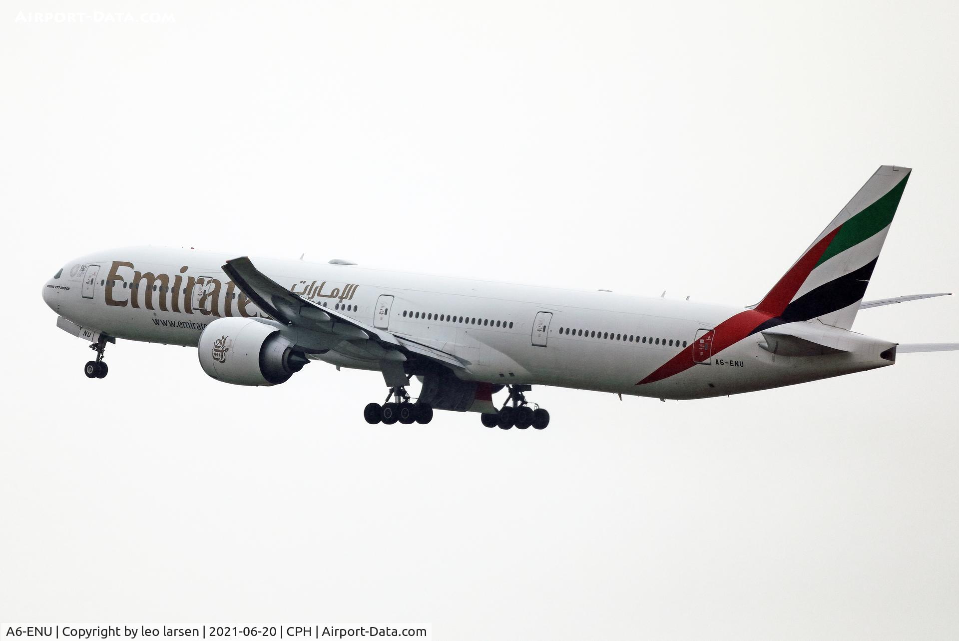 A6-ENU, 2014 Boeing 777-31H/ER C/N 41367, Copenhagen 20.6.2021