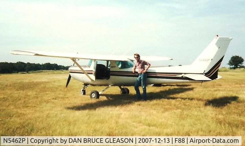 N5462P, 1984 Cessna 152 C/N 152-84950, N5462Papa sitting in Nocona airfield in July 1986