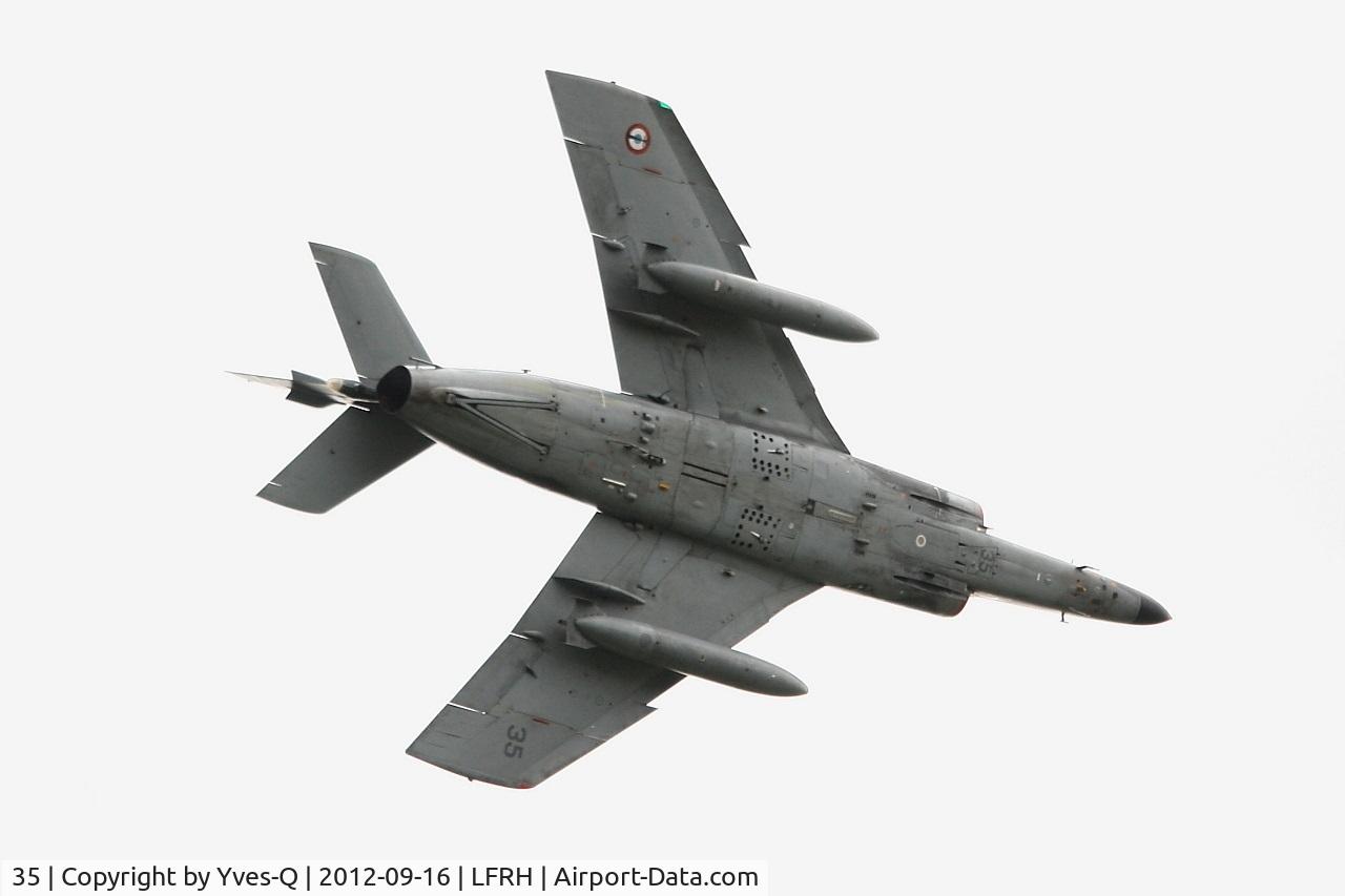 35, Dassault Super Etendard C/N 35, Dassault Super Etendard M (SEM), Solo display, Lann Bihoué Air Base (LFRH-LRT) Open day 2012