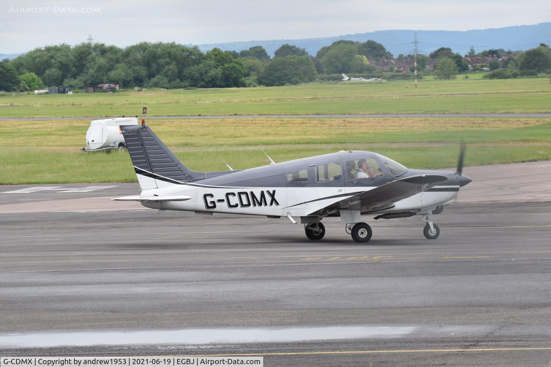 G-CDMX, 1979 Piper PA-28-161 Cherokee Warrior II C/N 28-7916006, G-CDMX at Gloucestershire Airport.