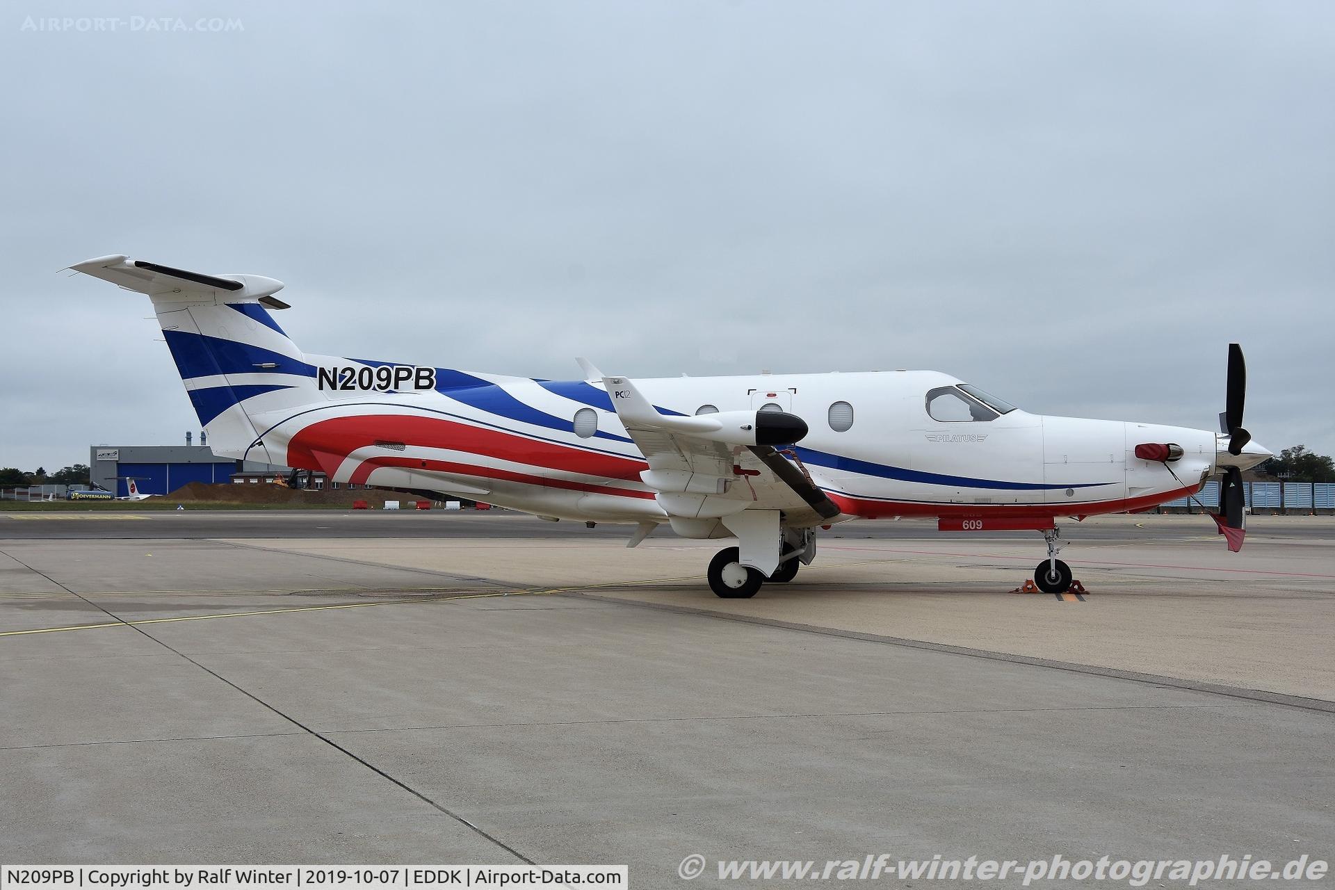 N209PB, 2005 Pilatus PC-12/45 C/N 609, Pilatus PC-12-45 - Private - 609 - N209PB - 07.10.2019 - CGN