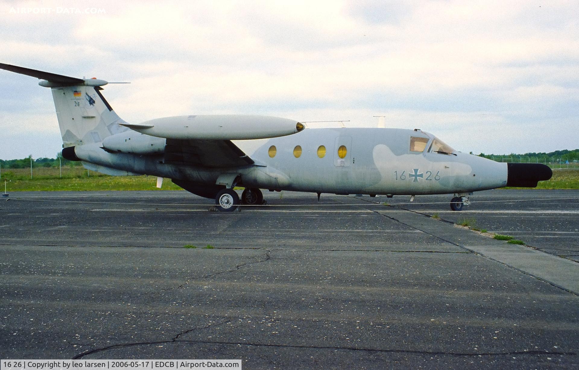 16 26, Hamburger Flugzeugbau HFB-320ECM Hansa Jet C/N 1063, Berlin Gatow 17.5.2006