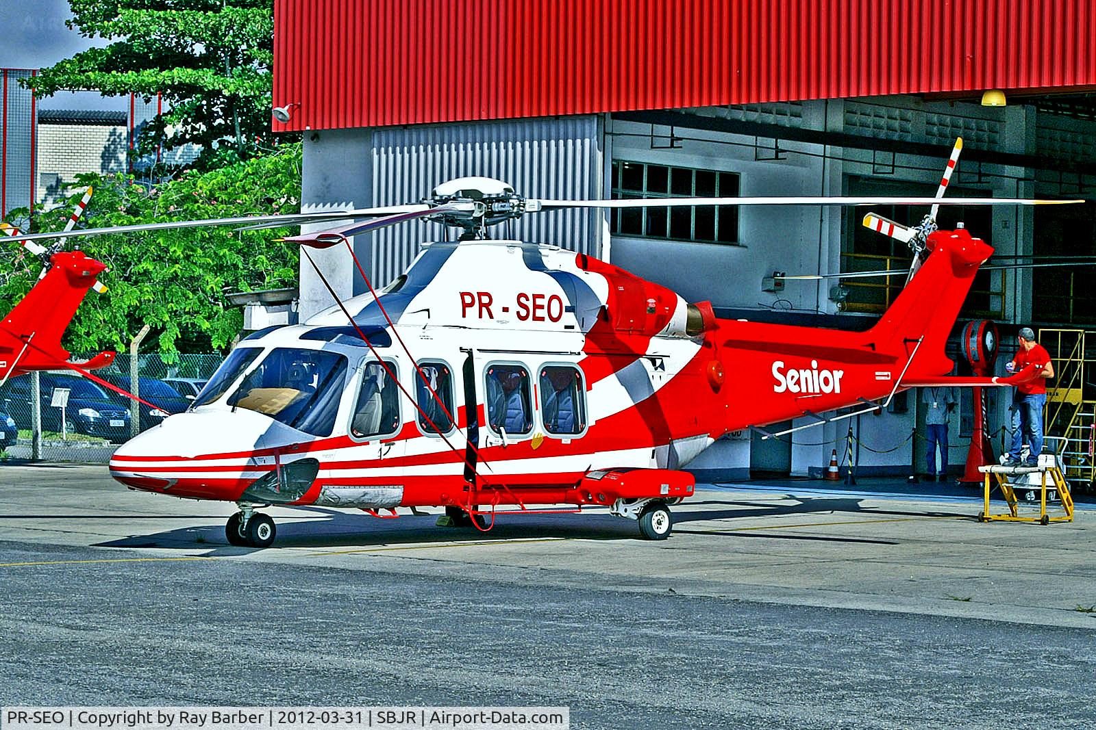 PR-SEO, AgustaWestland AW-139 C/N 41207, PR-SEO   AgustaWestland AW.139 [41207] [Senior Taxi Aereo] Jacarepagua-Roberto Marinho Airport~PP 31/03/2012