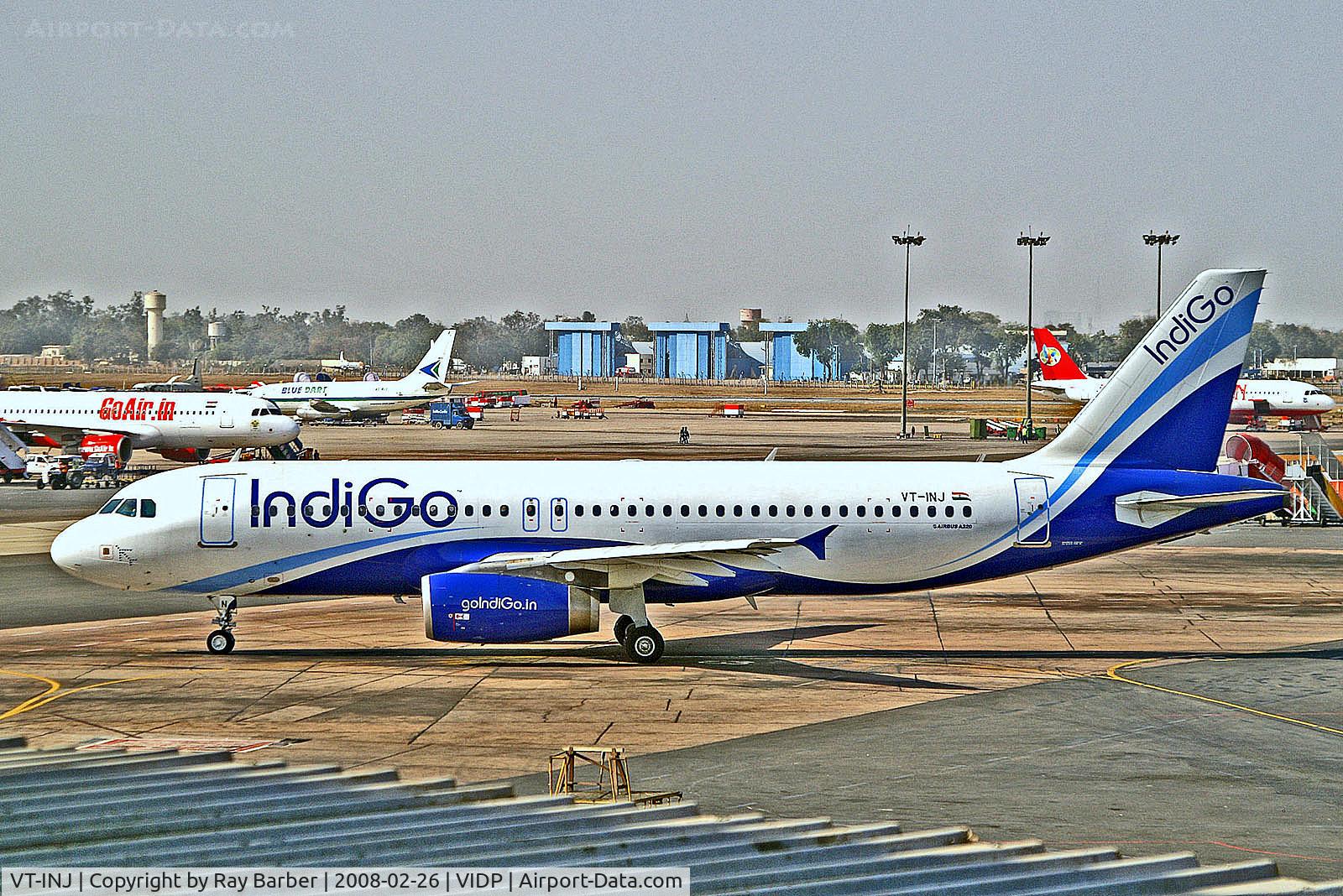 VT-INJ, 2007 Airbus A320-232 C/N 3159, VT-INJ   Airbus A320-232 [3159] (Indigo) New Delhi-Indira Gandhi Int'l~VT 26/02/2008