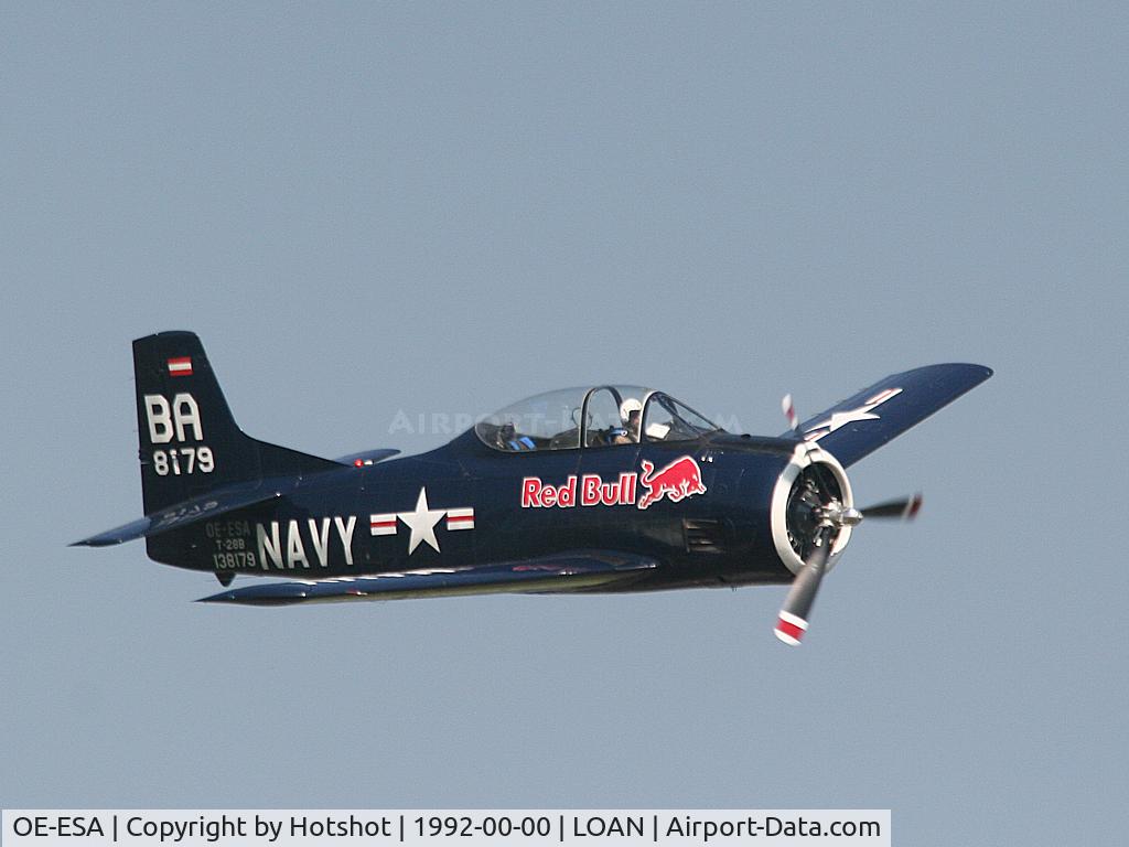 OE-ESA, 1954 North American T-28B Trojan C/N 200-250, Fly-by of the now bygone Flying Bulls Trojan