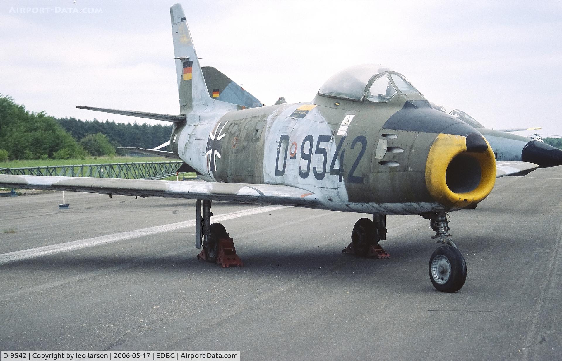 D-9542, 1956 Canadair CL-13B Sabre 6 C/N S6-1740, Berlin Gatow Museum 17.5.2006