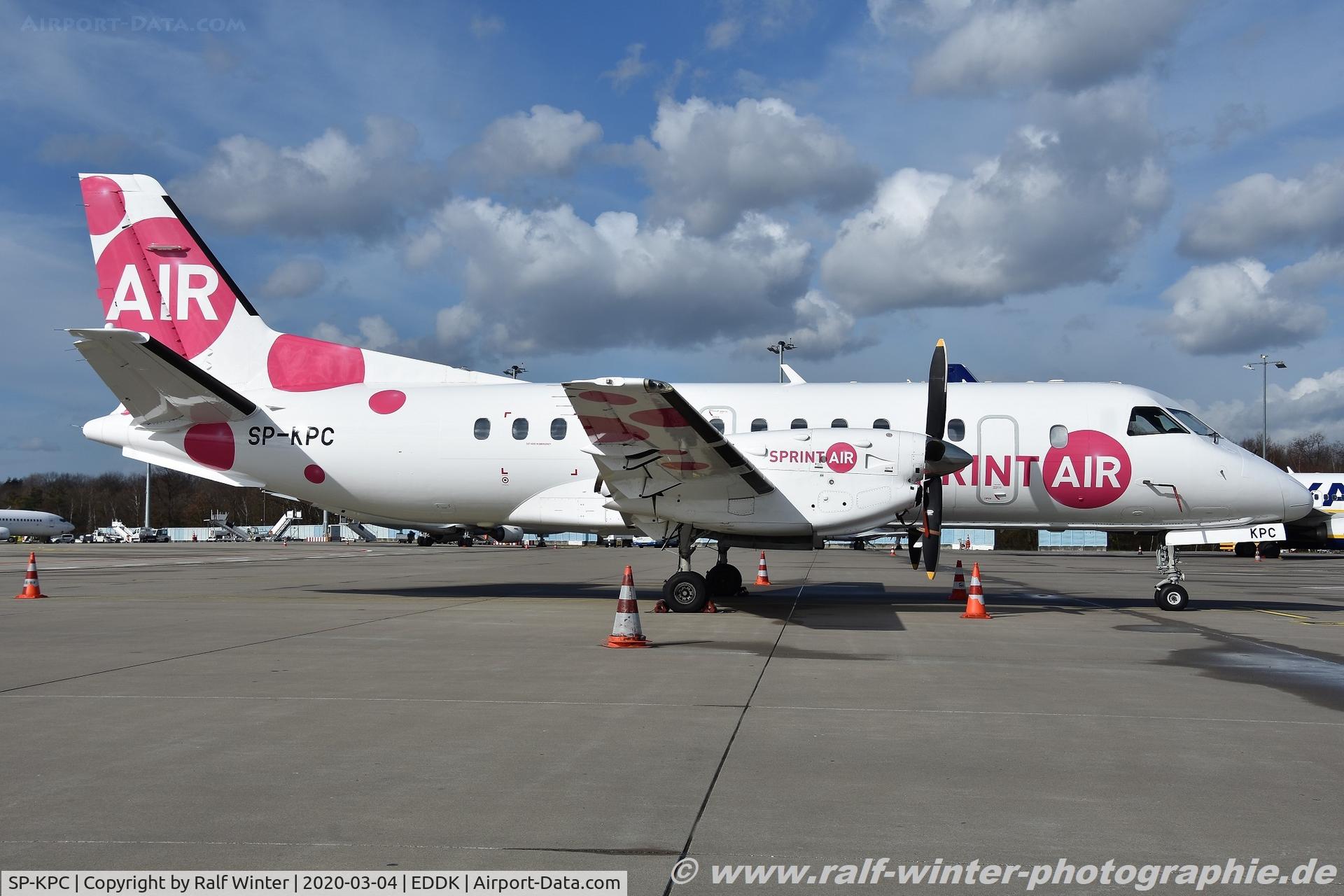 SP-KPC, 1986 Saab SF340A C/N 340A-070, Saab 340A - P8 SRN SprintAir - 340A-070 - SP-KPC - 04.03.2020 - CGN