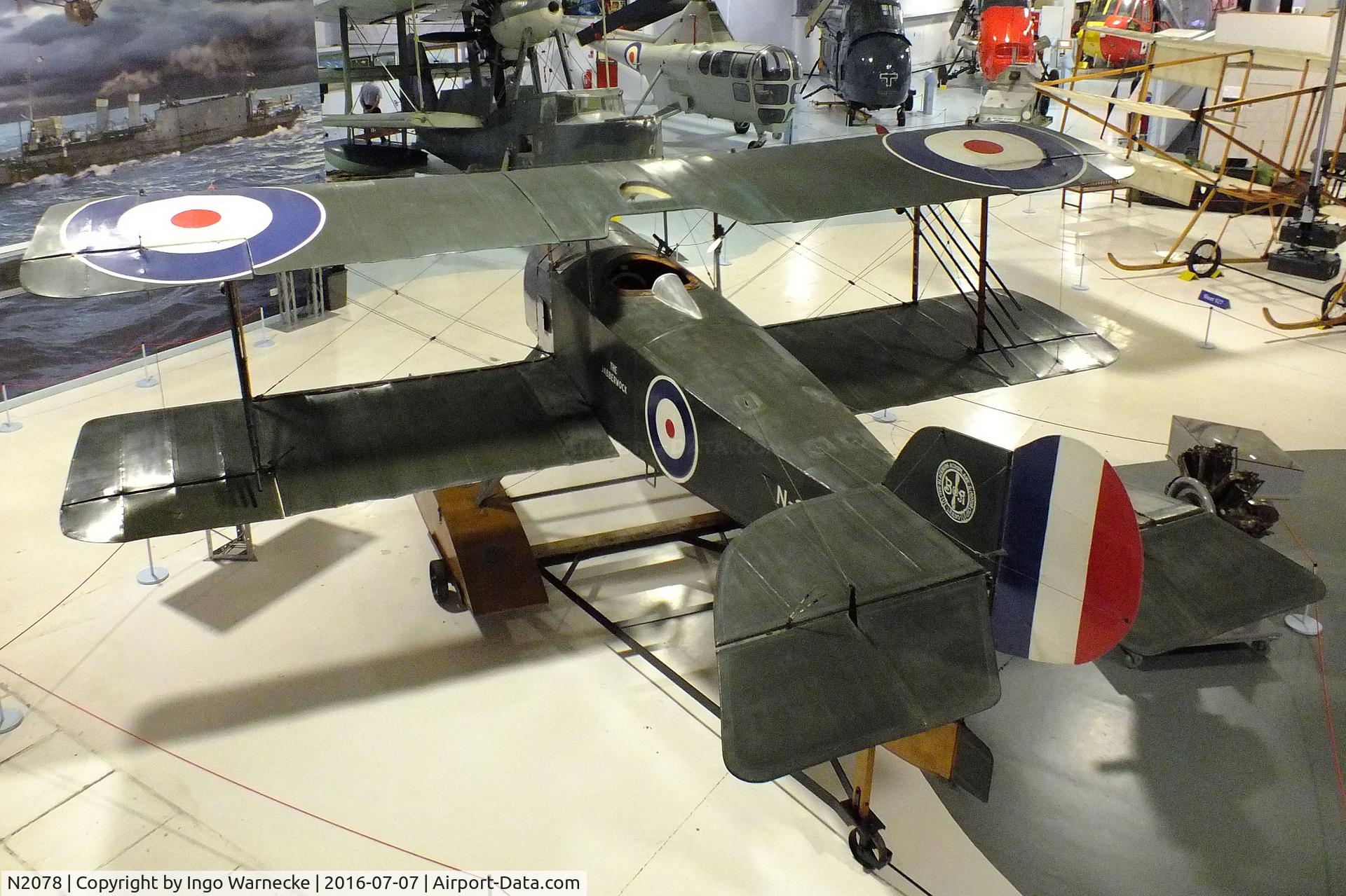 N2078, Sopwith Baby C/N Not found N2078, Sopwith Baby on floats at the FAA Museum, Yeovilton