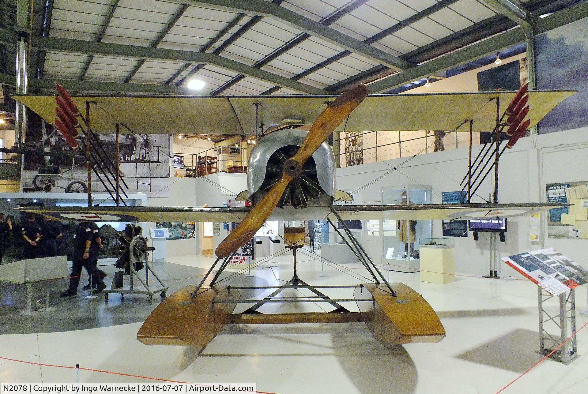 N2078, Sopwith Baby C/N Not found N2078, Sopwith Baby on floats at the FAA Museum, Yeovilton