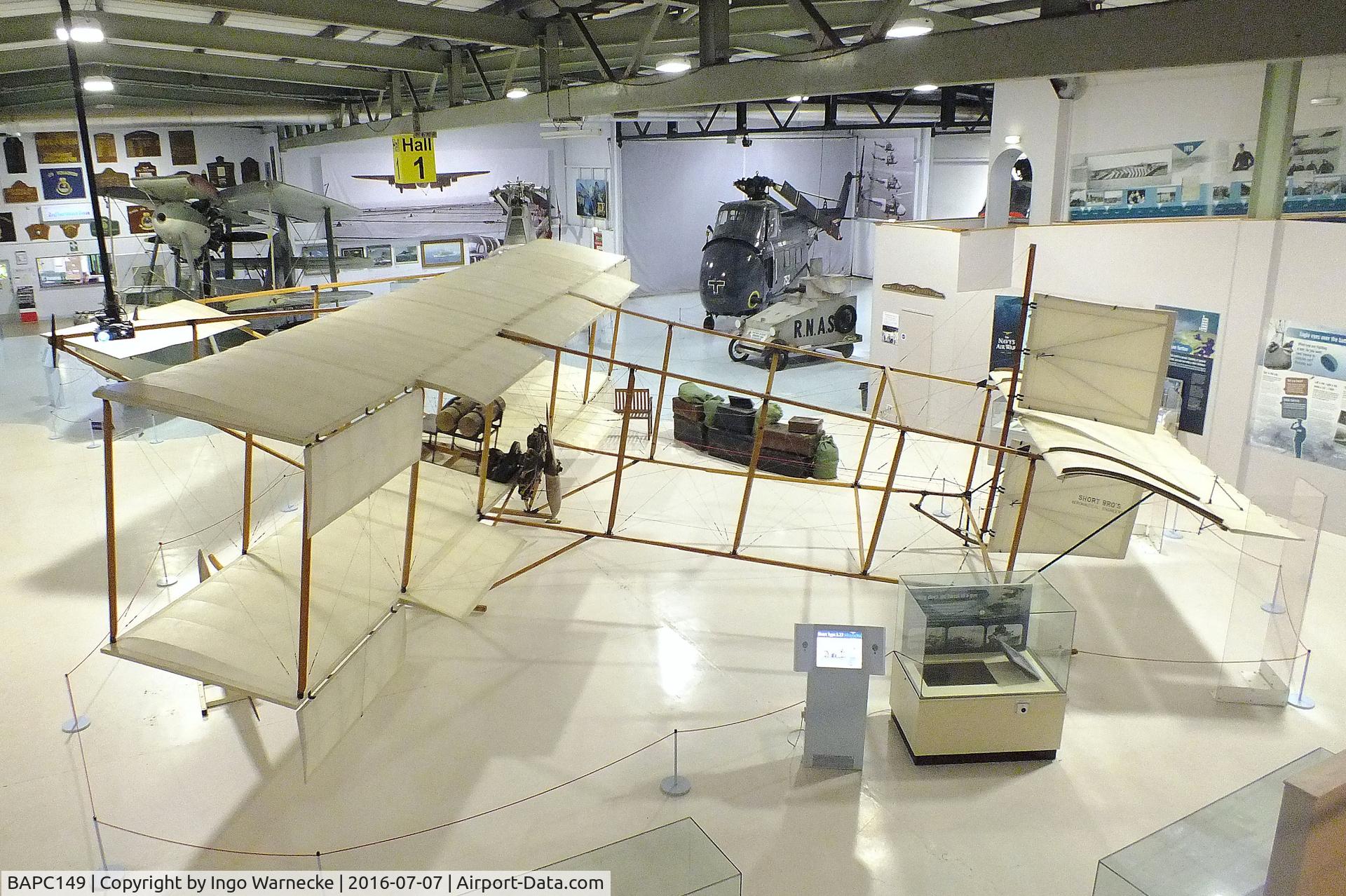 BAPC149, Short S27 Replica C/N BAPC.149, Short S27 replica at the FAA Museum, Yeovilton