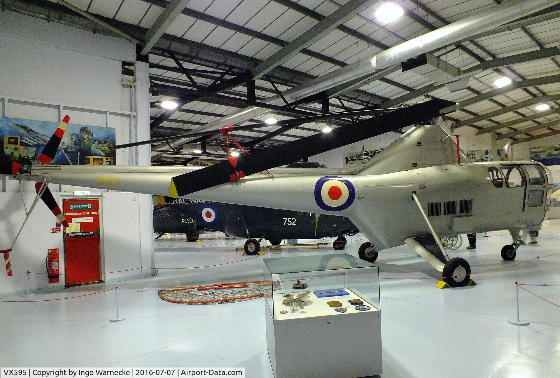 VX595, Westland Dragonfly HR.1 C/N WA/H/008, Westland Dragonfly HR1 at the FAA Museum, Yeovilton