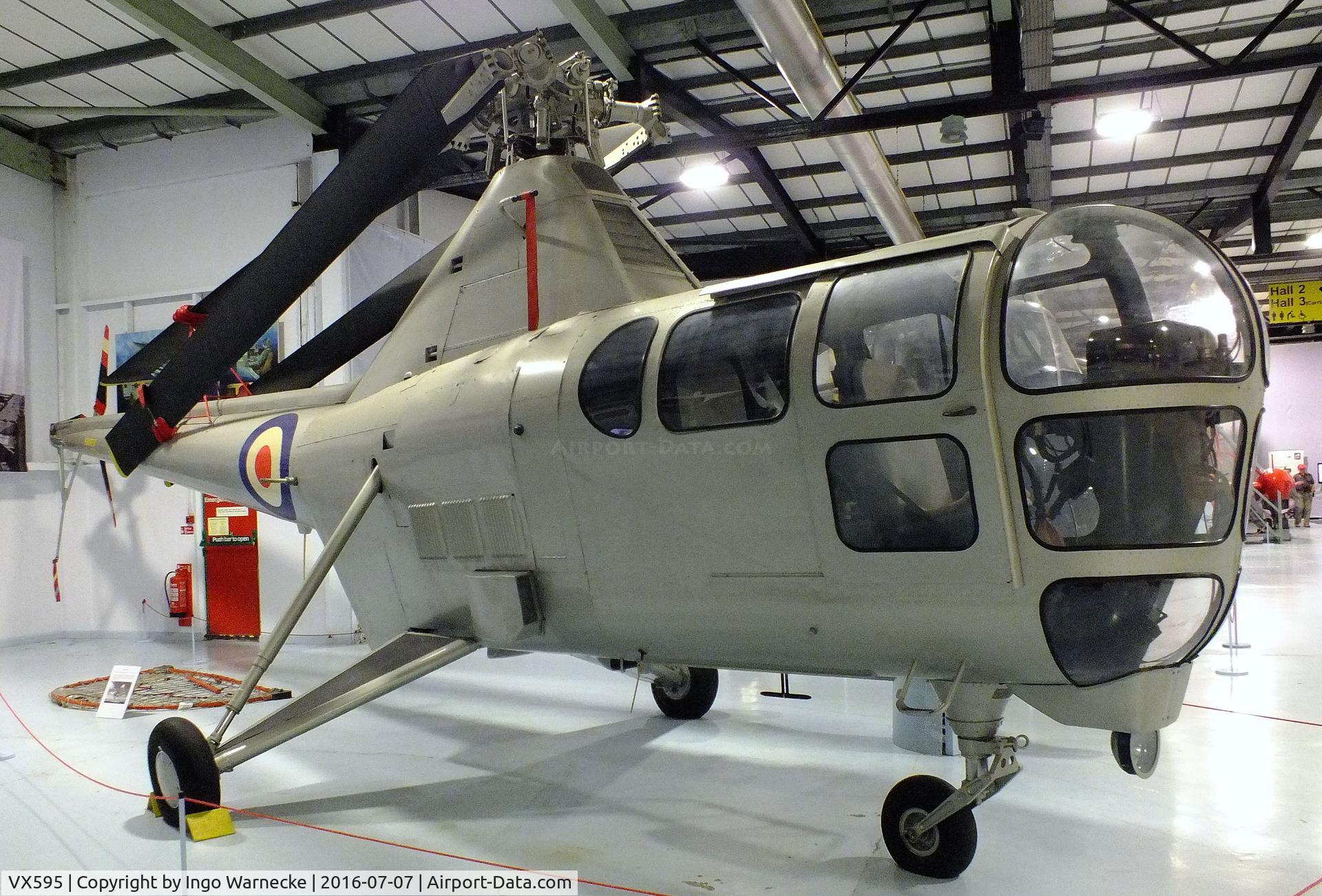 VX595, Westland Dragonfly HR.1 C/N WA/H/008, Westland Dragonfly HR1 at the FAA Museum, Yeovilton