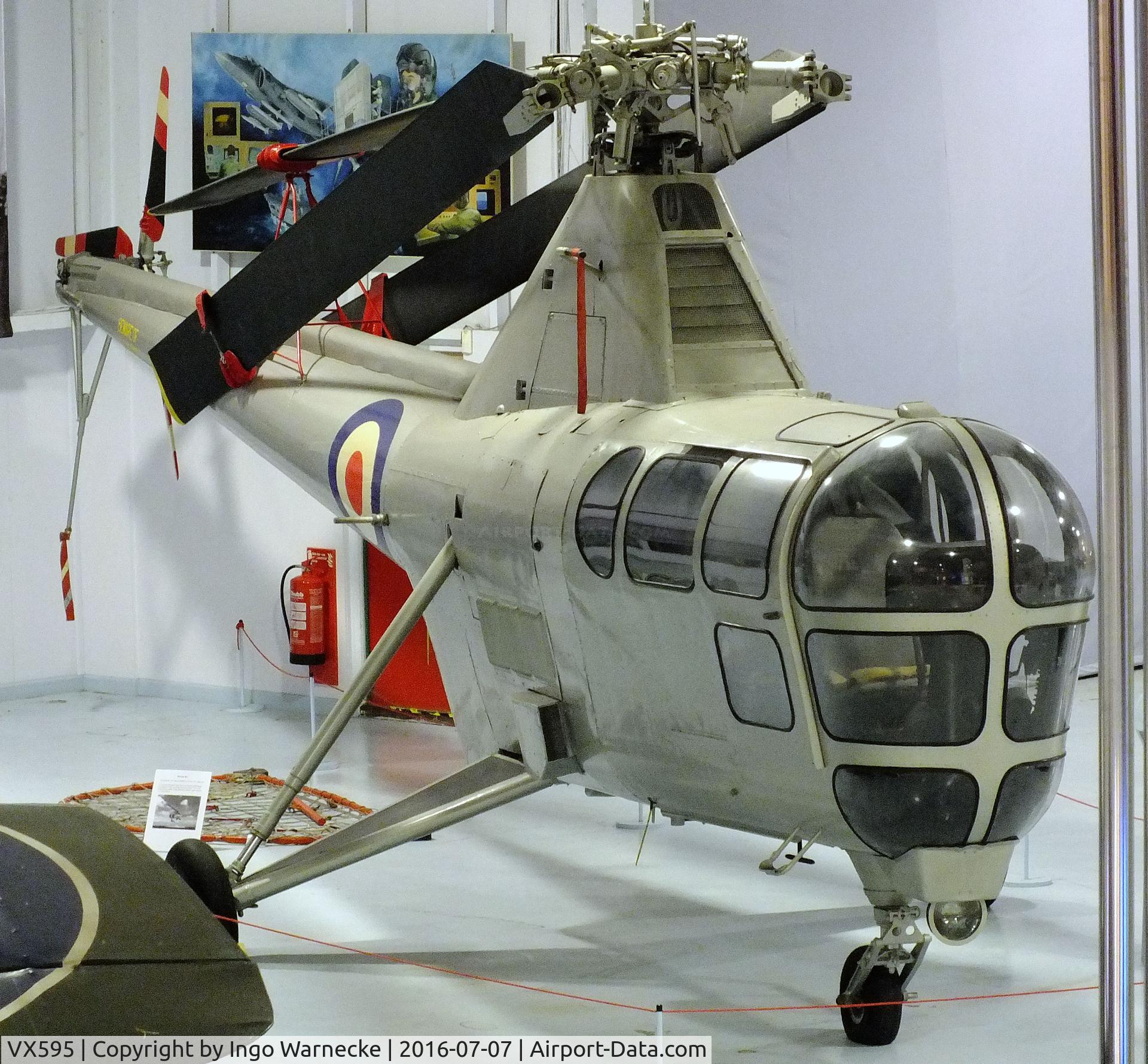 VX595, Westland Dragonfly HR.1 C/N WA/H/008, Westland Dragonfly HR1 at the FAA Museum, Yeovilton