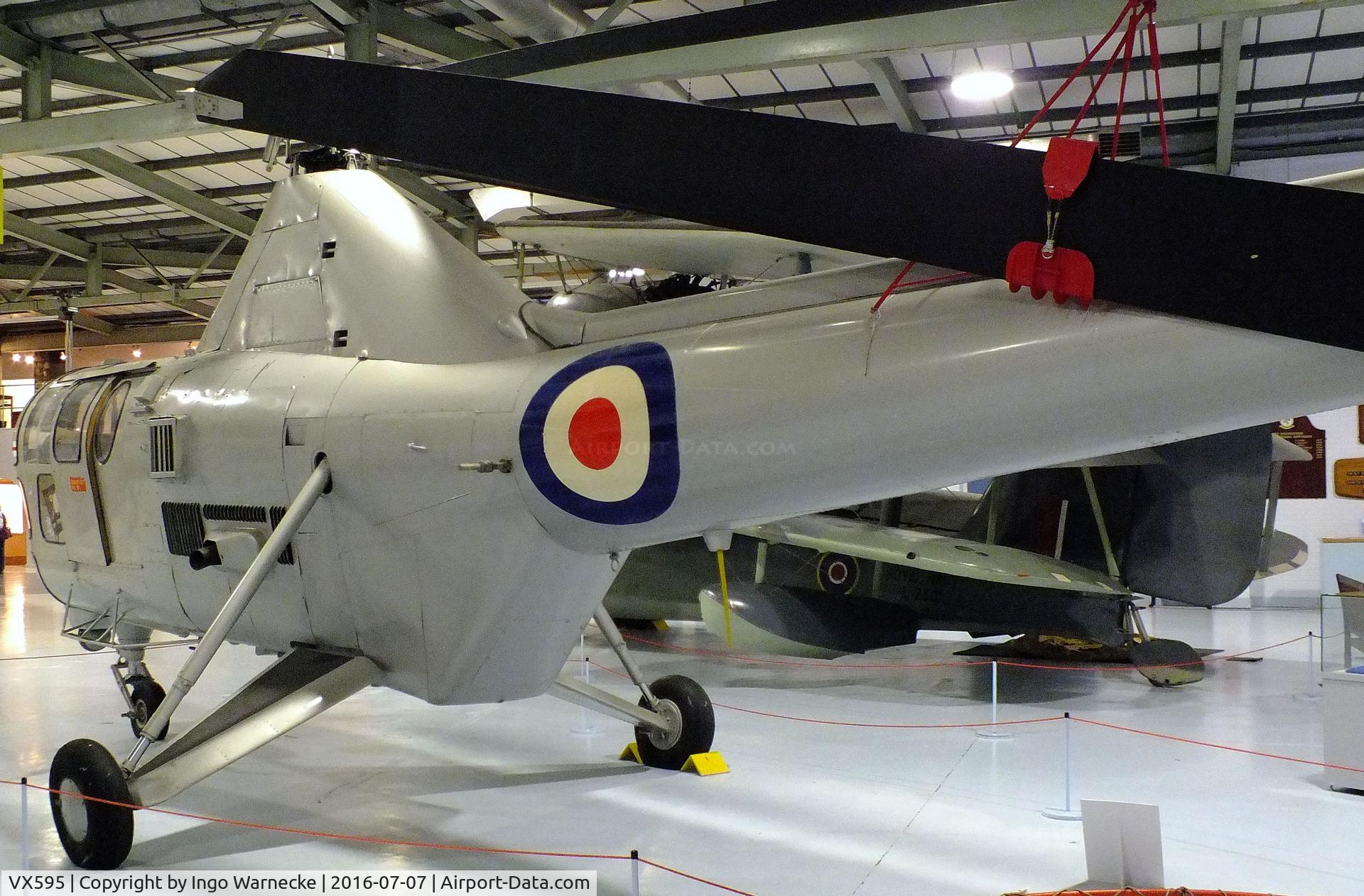 VX595, Westland Dragonfly HR.1 C/N WA/H/008, Westland Dragonfly HR1 at the FAA Museum, Yeovilton