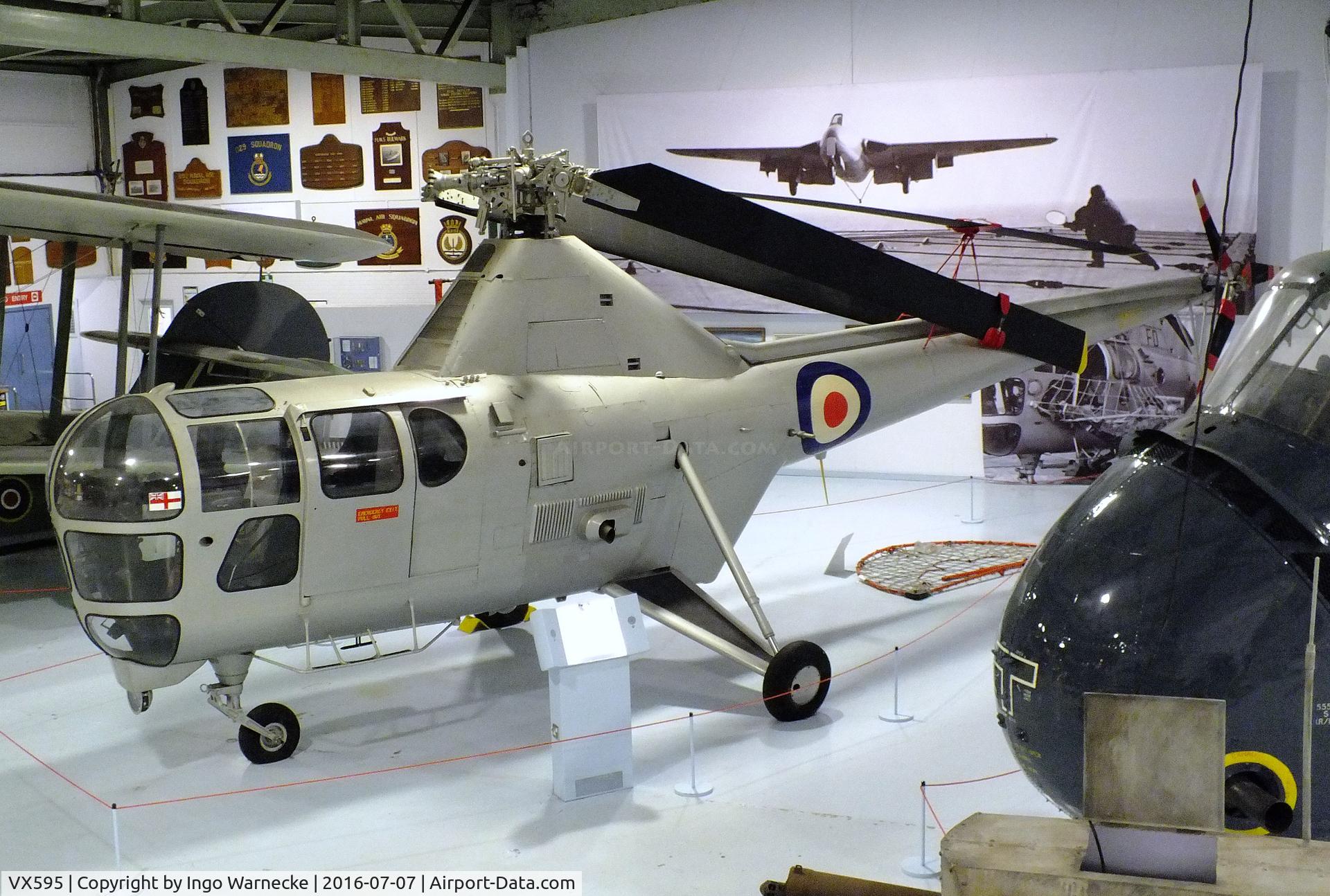 VX595, Westland Dragonfly HR.1 C/N WA/H/008, Westland Dragonfly HR1 at the FAA Museum, Yeovilton