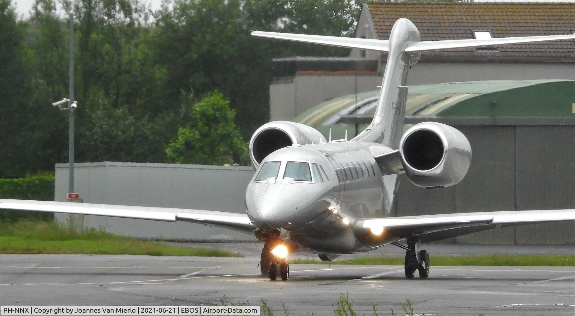 PH-NNX, 2004 Cessna 750 Citation X Citation X C/N 750-0232, Taxiing at Ostend, Belgium