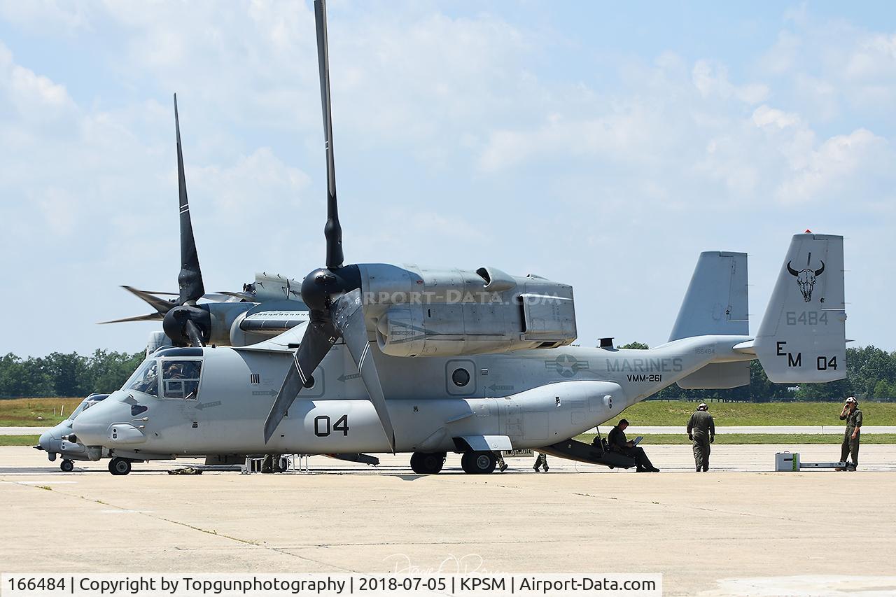 166484, Bell-Boeing MV-22B Osprey C/N D0063, ELVIS11