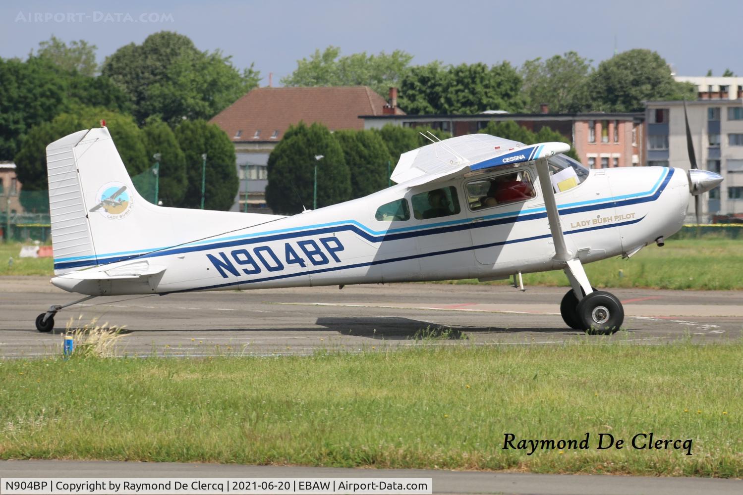 N904BP, 1975 Cessna 180J C/N 18052595, At Antwerp Airport.