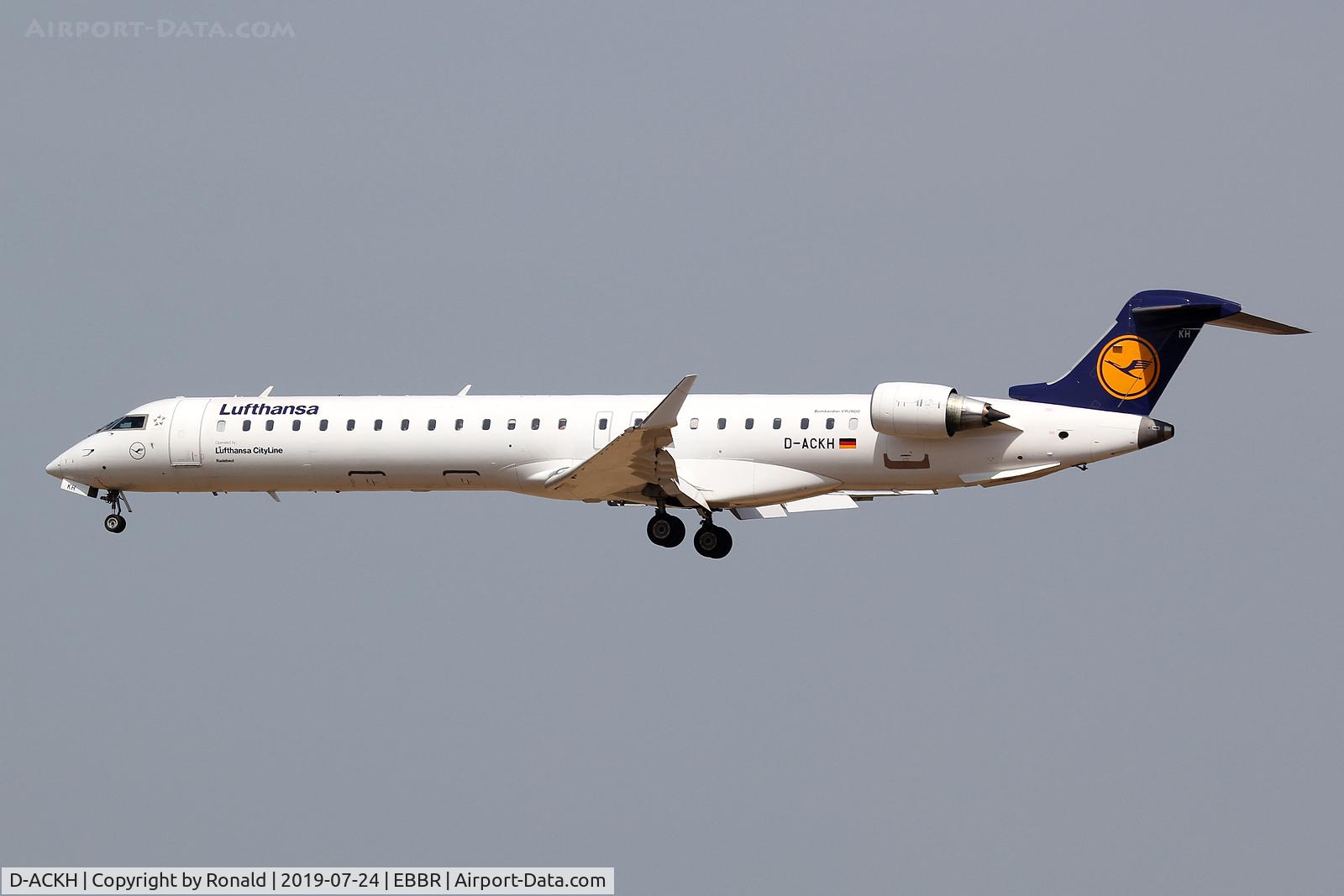 D-ACKH, 2006 Bombardier CRJ-900LR (CL-600-2D24) C/N 15085, at bru