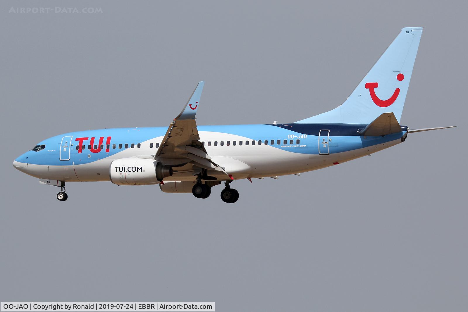 OO-JAO, 2008 Boeing 737-7K5 C/N 35141, at bru