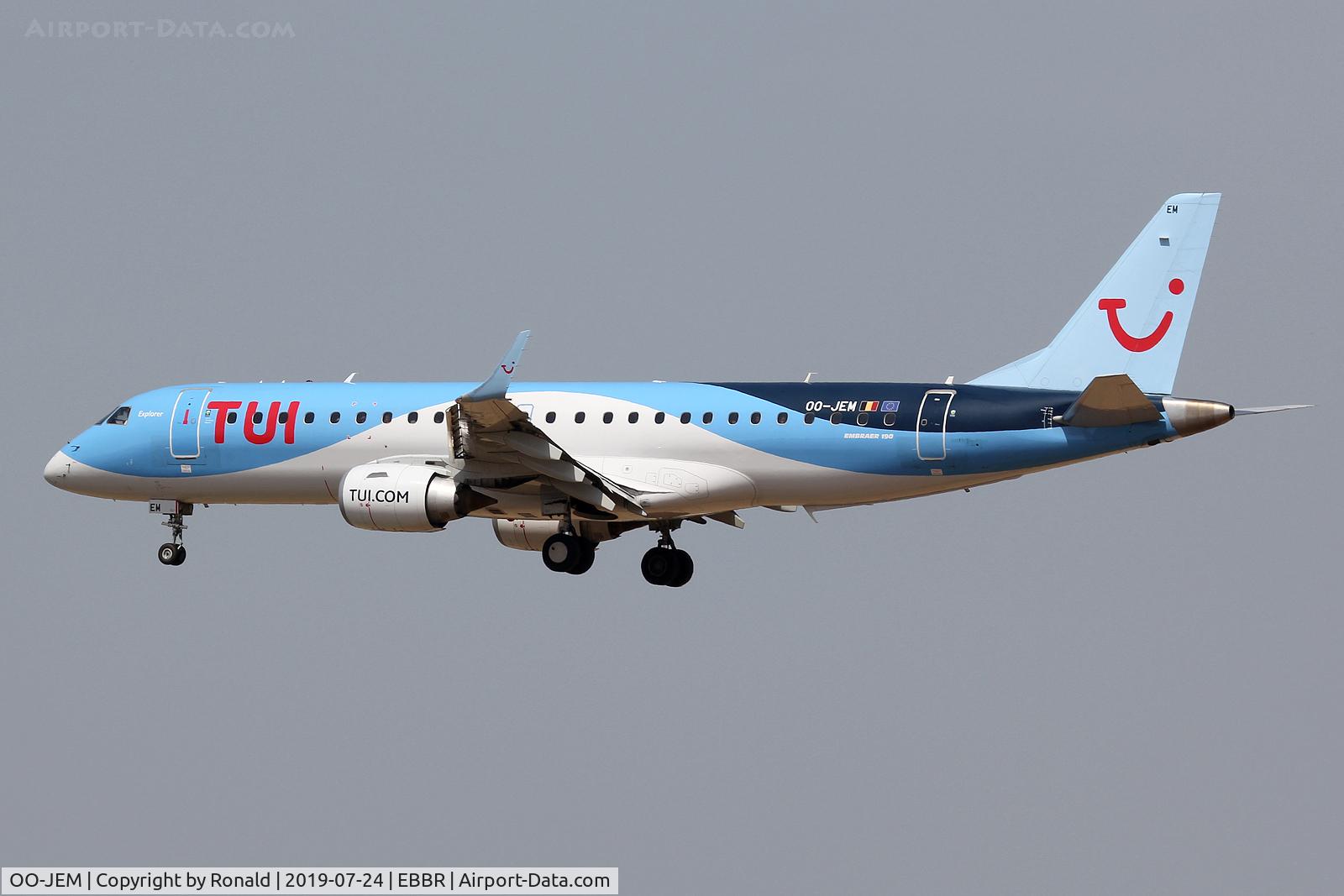 OO-JEM, 2013 Embraer 190STD (ERJ-190-100STD) C/N 19000603, at bru