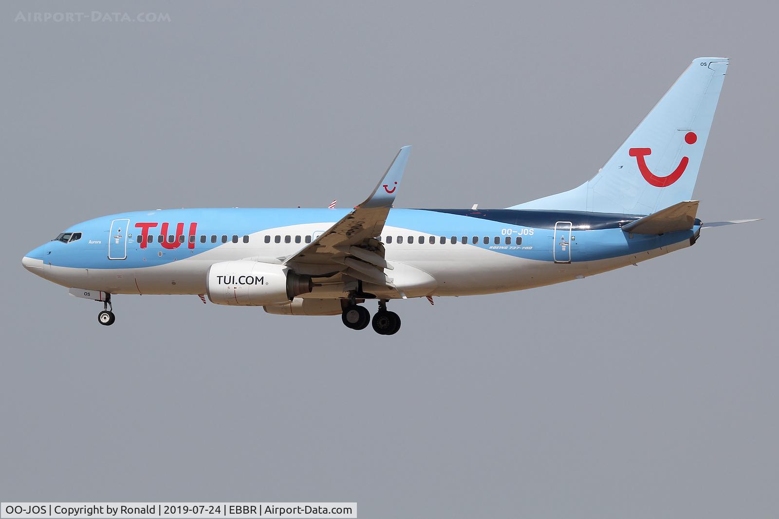 OO-JOS, 2008 Boeing 737-7K5 C/N 35282, at bru