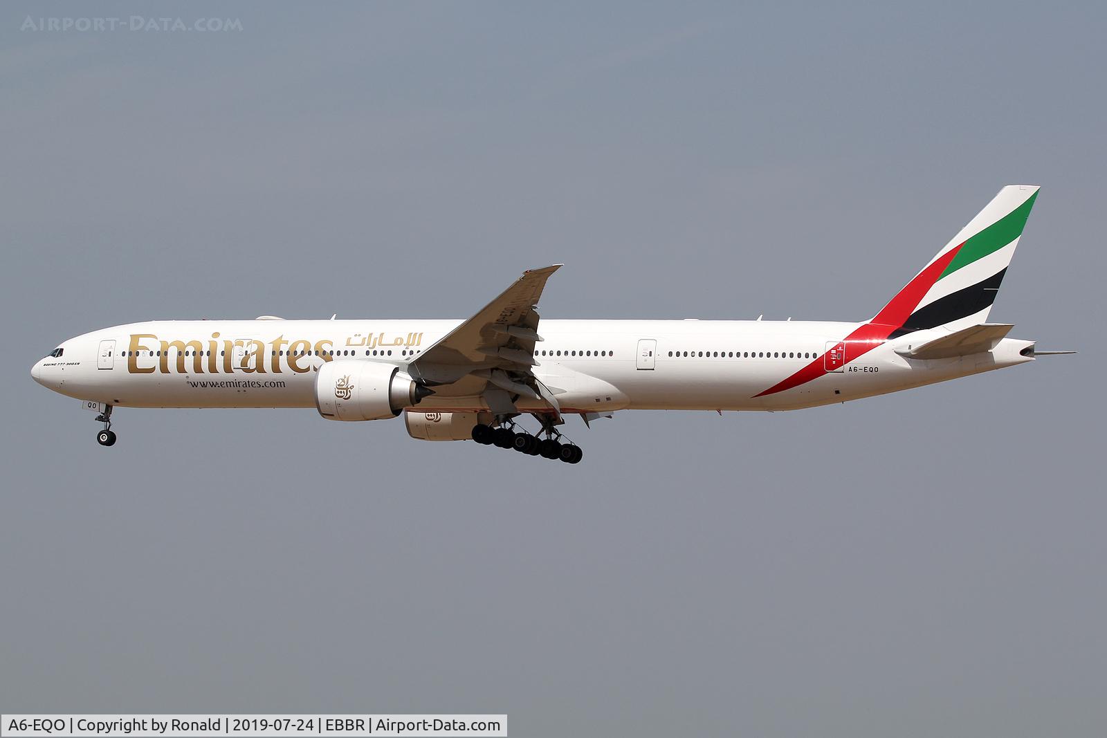 A6-EQO, 2018 Boeing 777-31H/ER C/N 42364, at bru