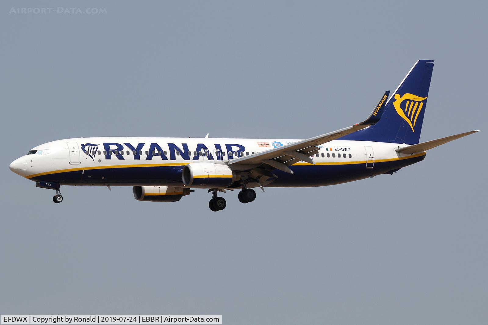 EI-DWX, 2008 Boeing 737-8AS C/N 33630, at bru